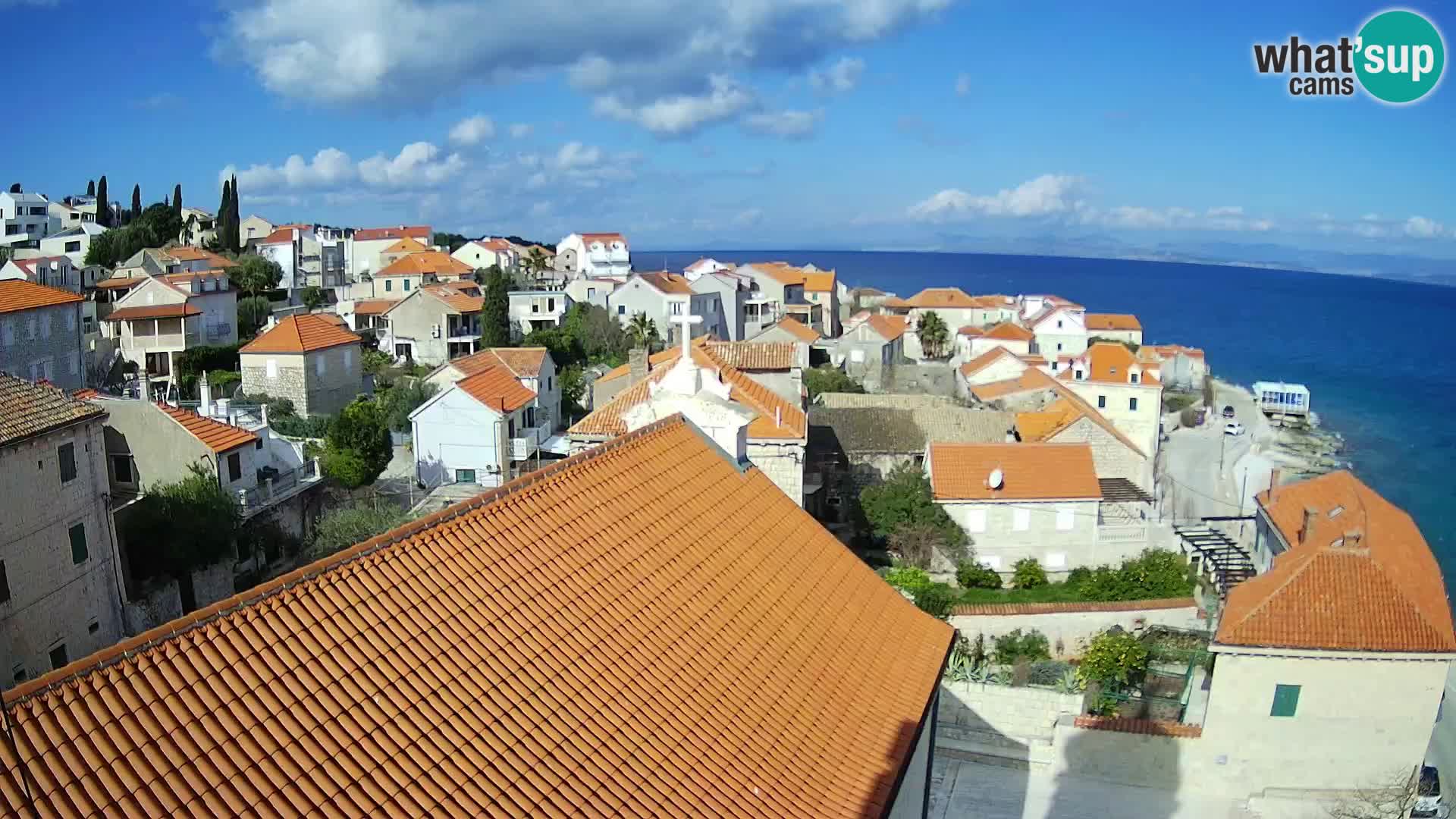 Web kamera Sutivan panorama – Pogled uživo s otoka Brača