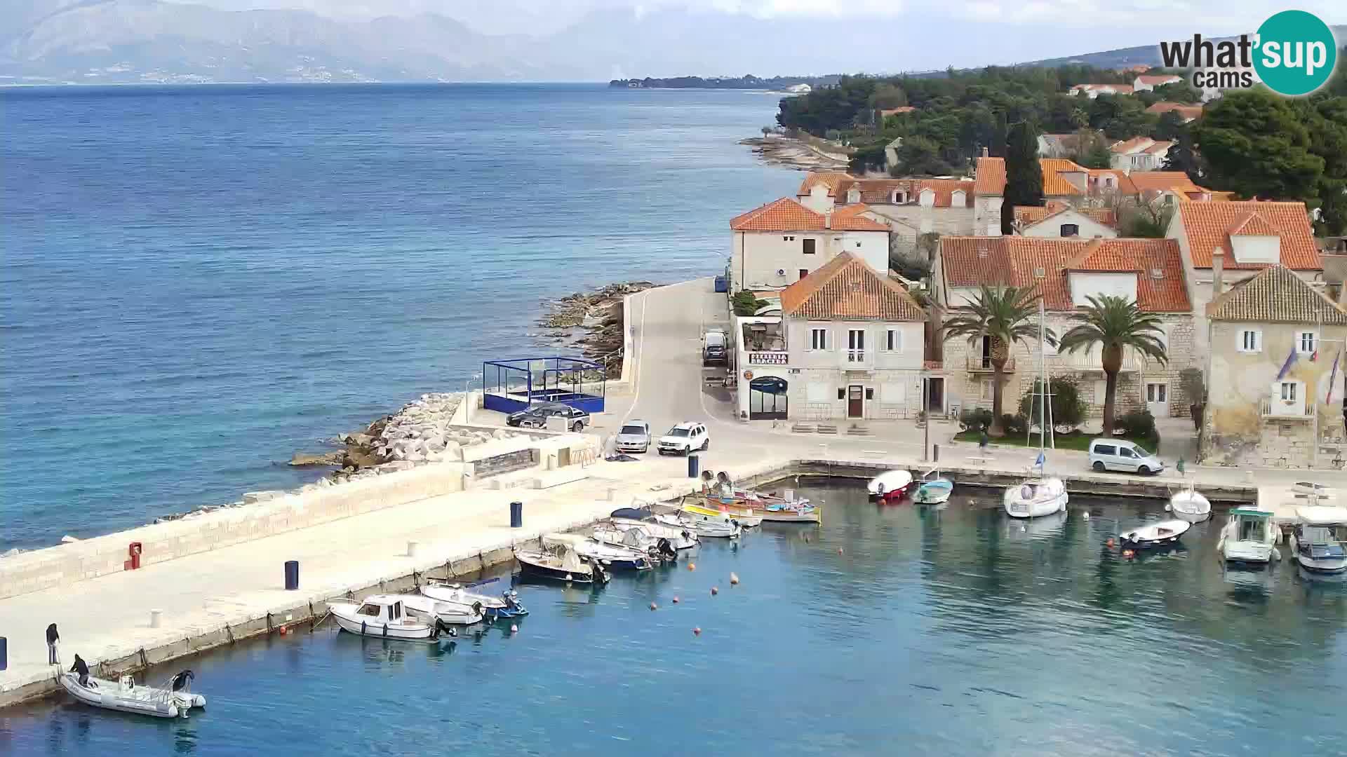 Web kamera Sutivan panorama – Pogled uživo s otoka Brača