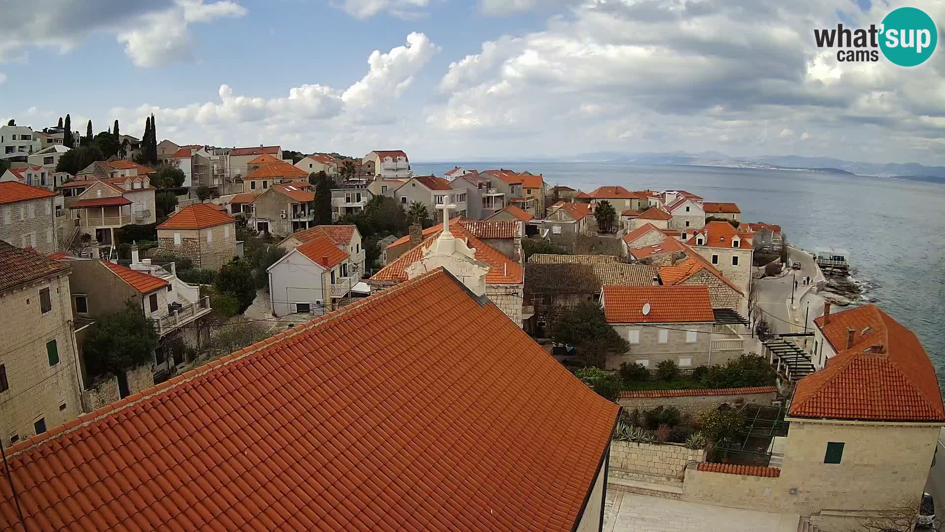 Webcam Sutivan Panorama – Vista en vivo desde la isla de Brač