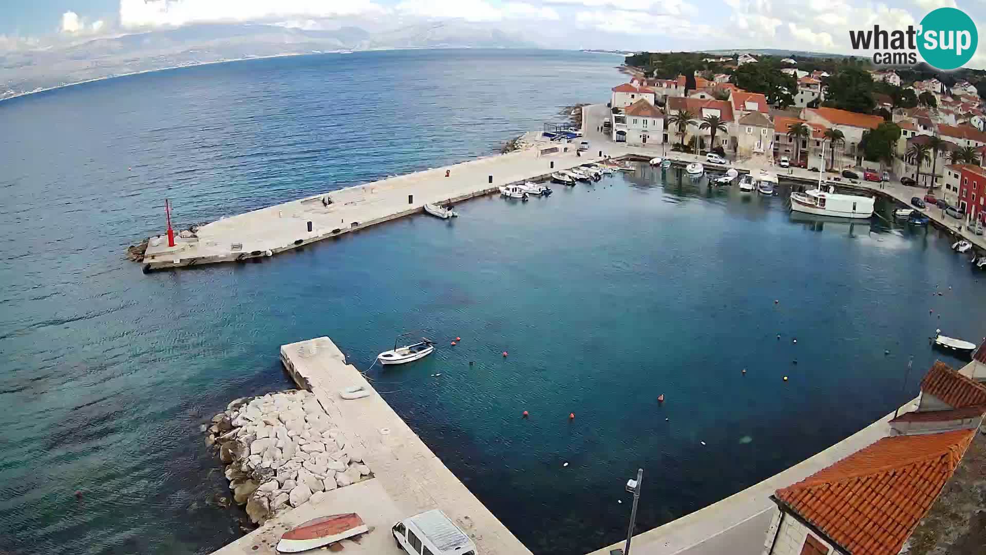 Webcam Sutivan Panorama – Vista en vivo desde la isla de Brač