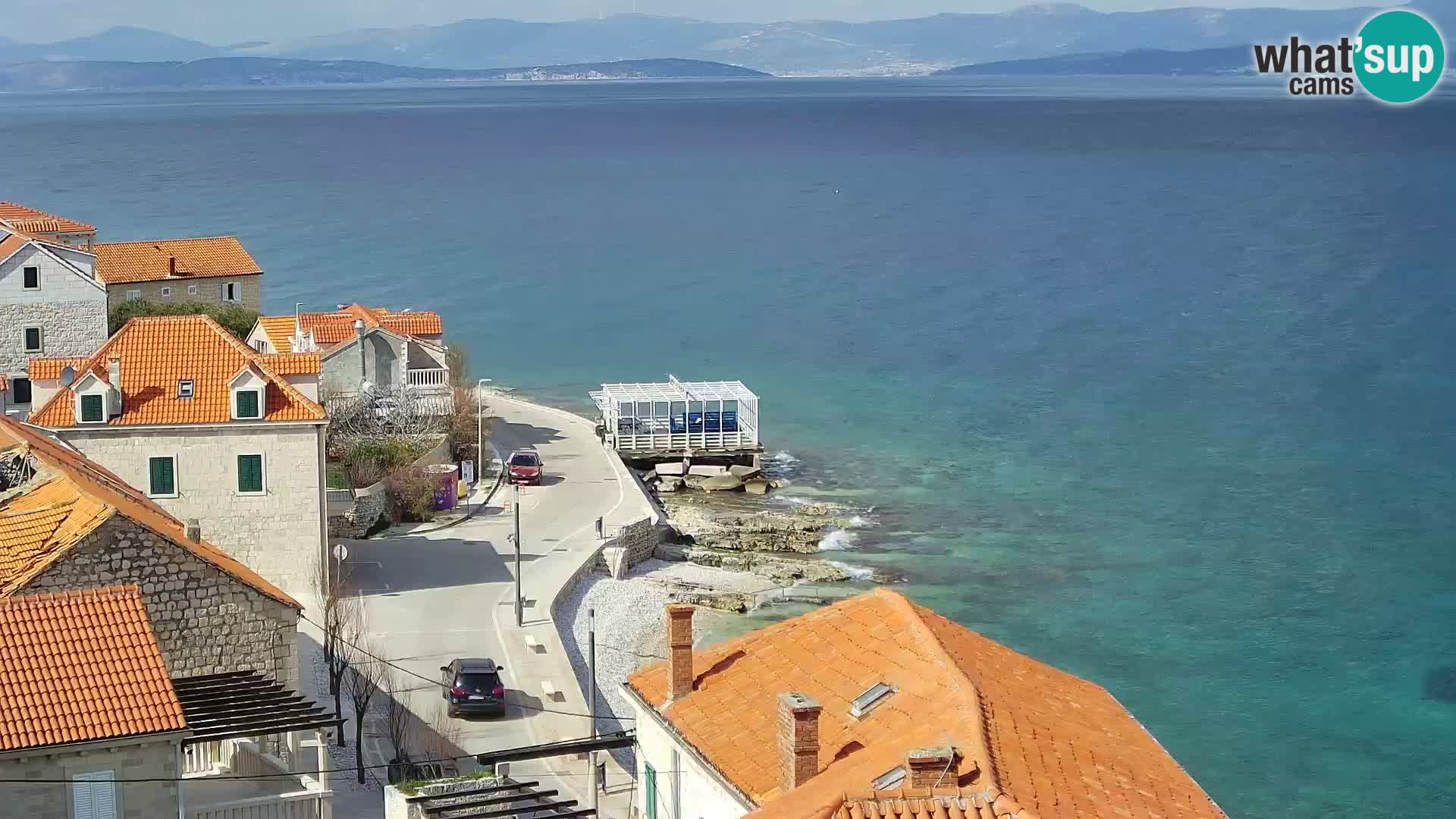 Web kamera Sutivan panorama – Pogled uživo s otoka Brača