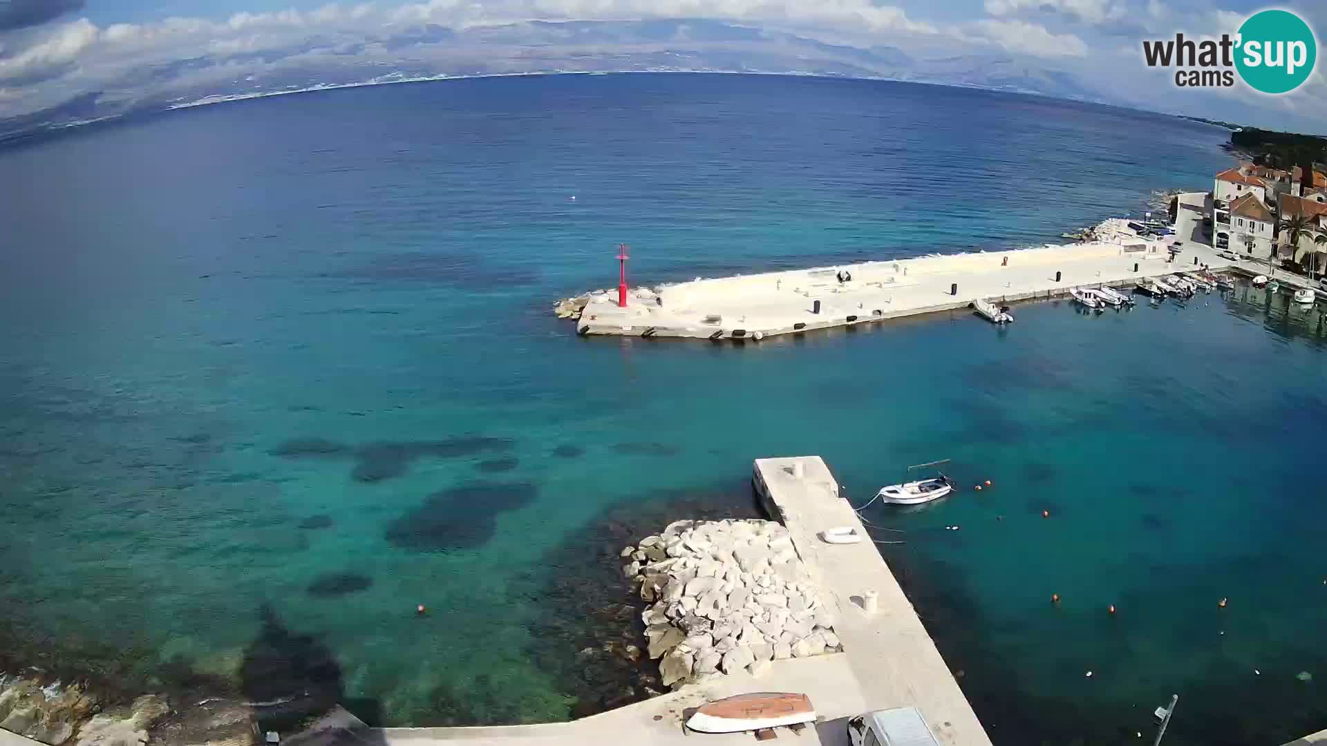 Webcam Sutivan Panorama – Vue en direct depuis l’île de Brač