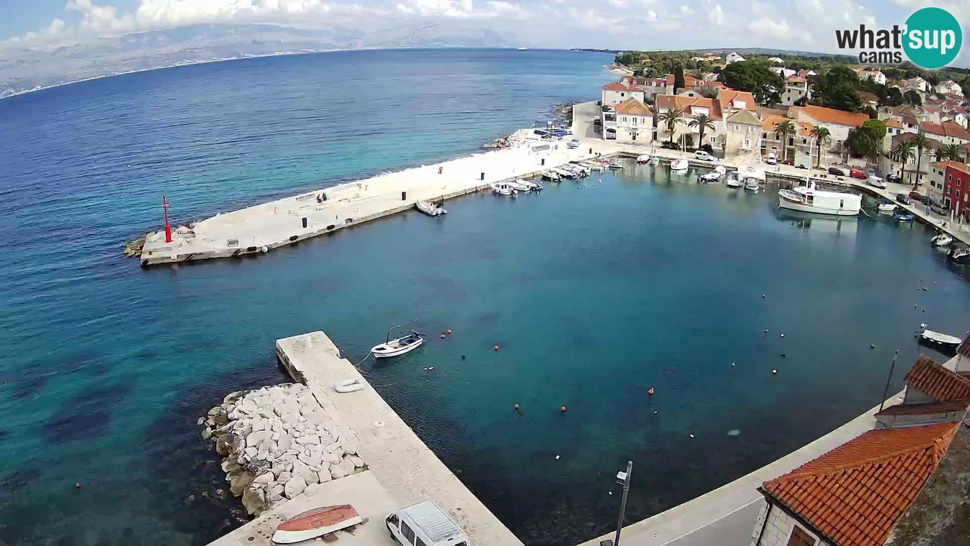 Webcam Sutivan Panorama – Vista en vivo desde la isla de Brač