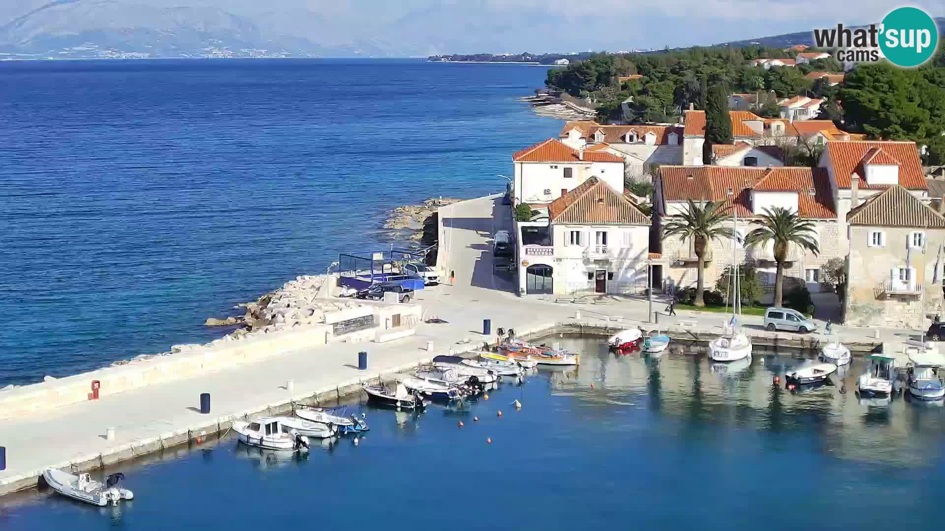 Webcam Sutivan Panorama – Vista en vivo desde la isla de Brač