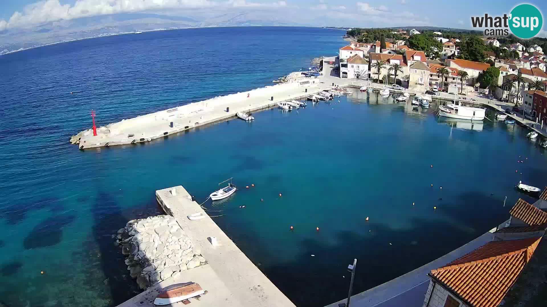 Webcam Sutivan panorama – Vista live dall’isola di Brač