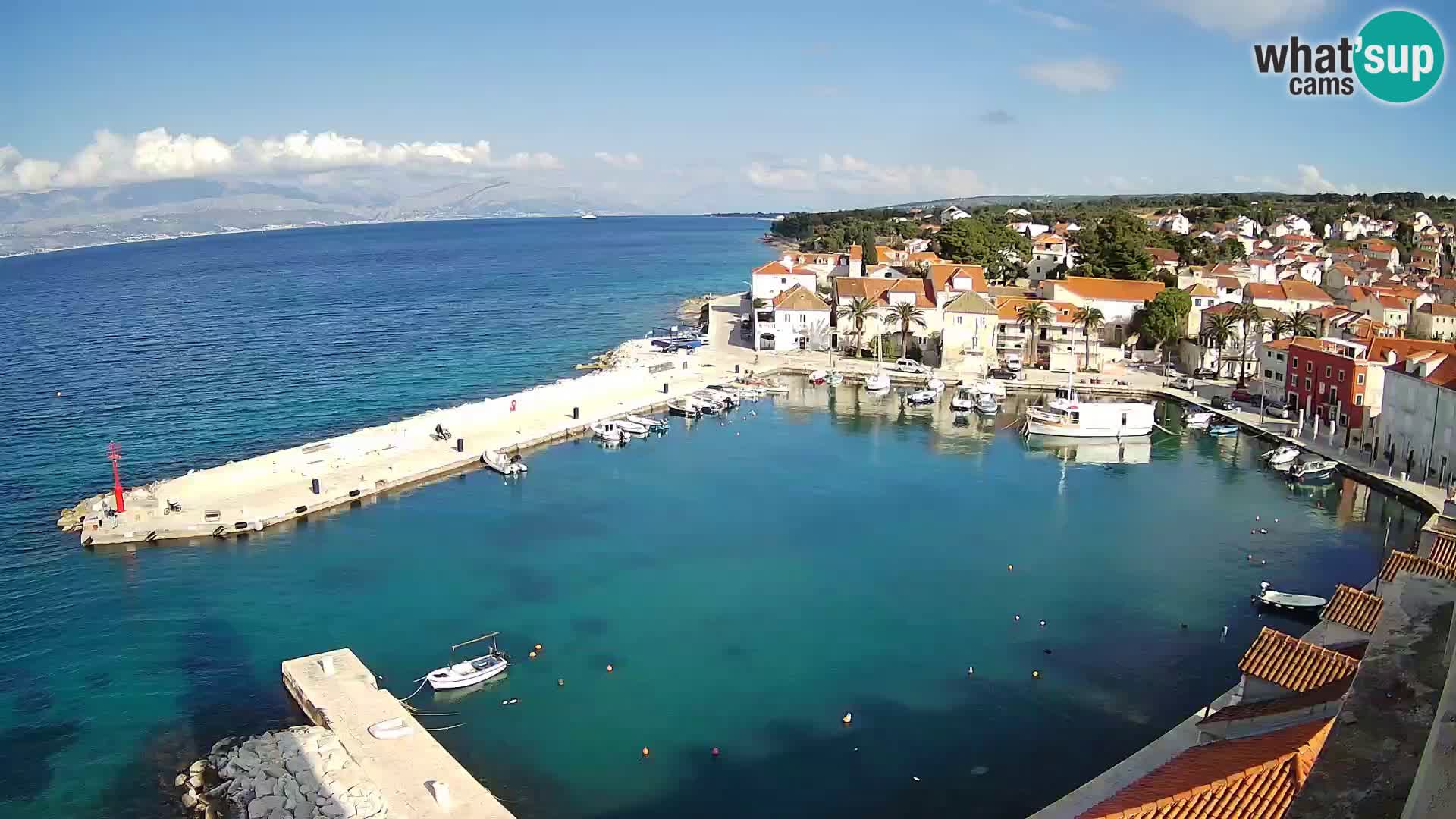 Webcam Sutivan Panorama – Vue en direct depuis l’île de Brač