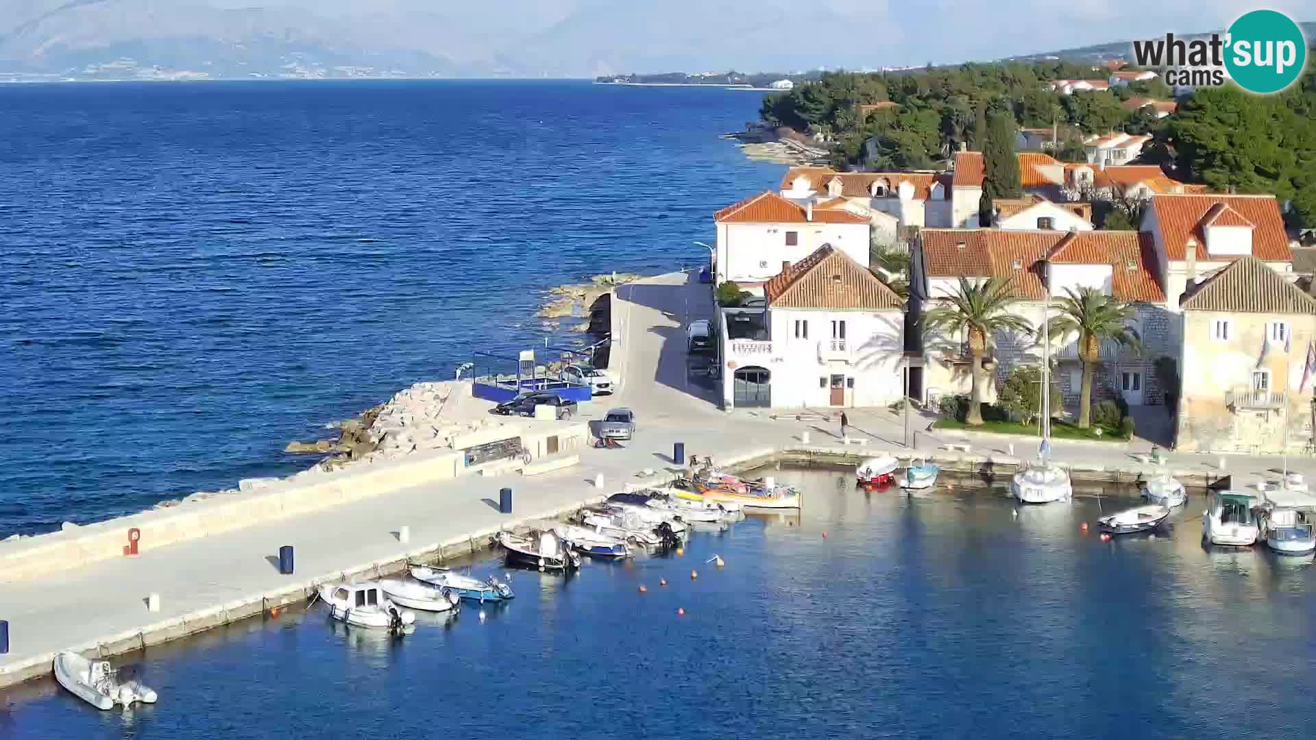 Web kamera Sutivan panorama – Pogled uživo s otoka Brača