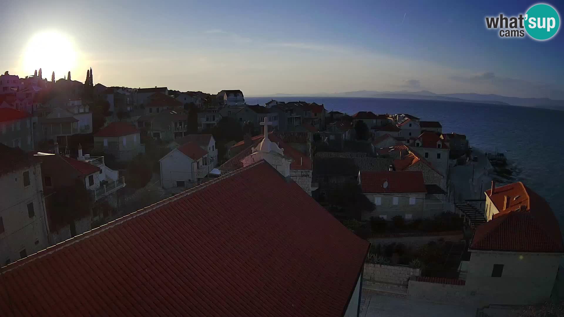 Web kamera Sutivan panorama – Pogled uživo s otoka Brača