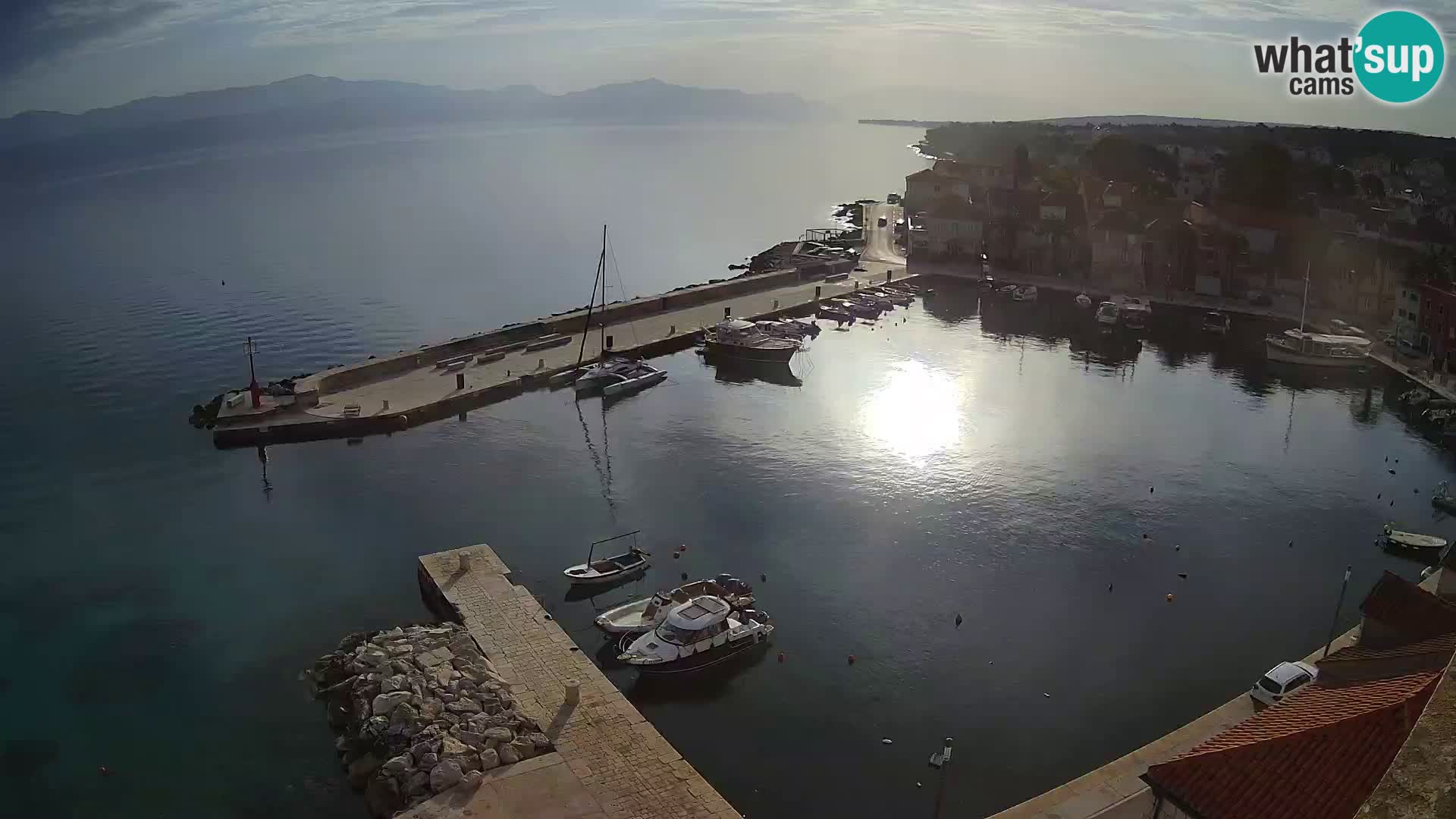 Webcam Sutivan panorama – Vista live dall’isola di Brač