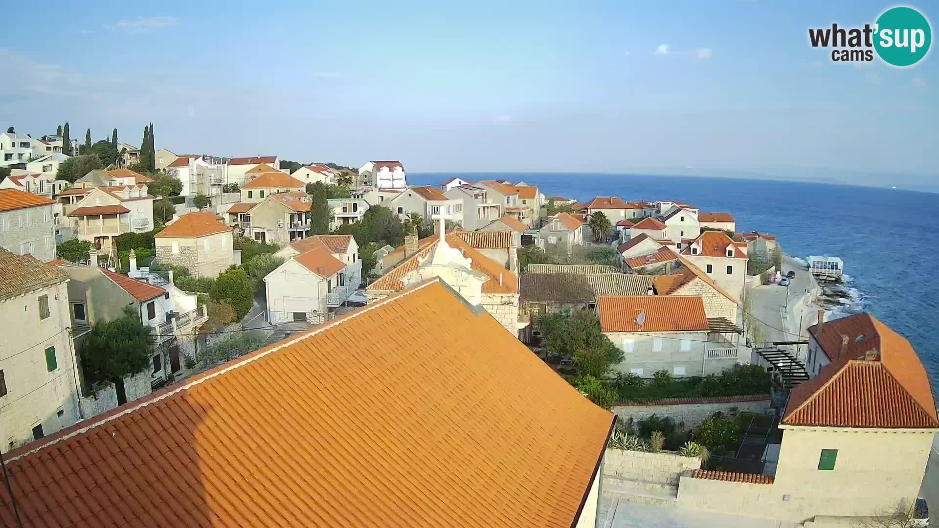 Webcam Sutivan Panorama – Vista en vivo desde la isla de Brač