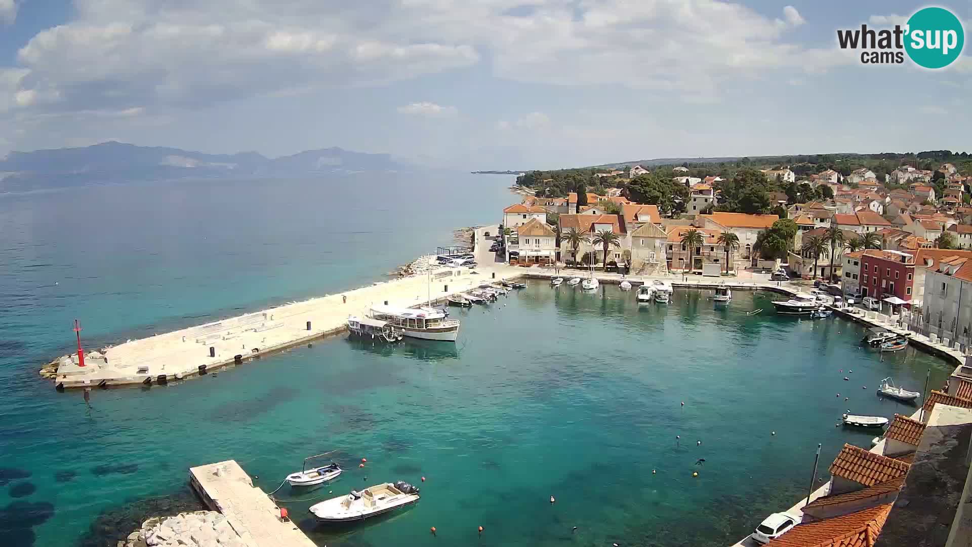 Webcam Sutivan Panorama – Liveblick von der Insel Brač