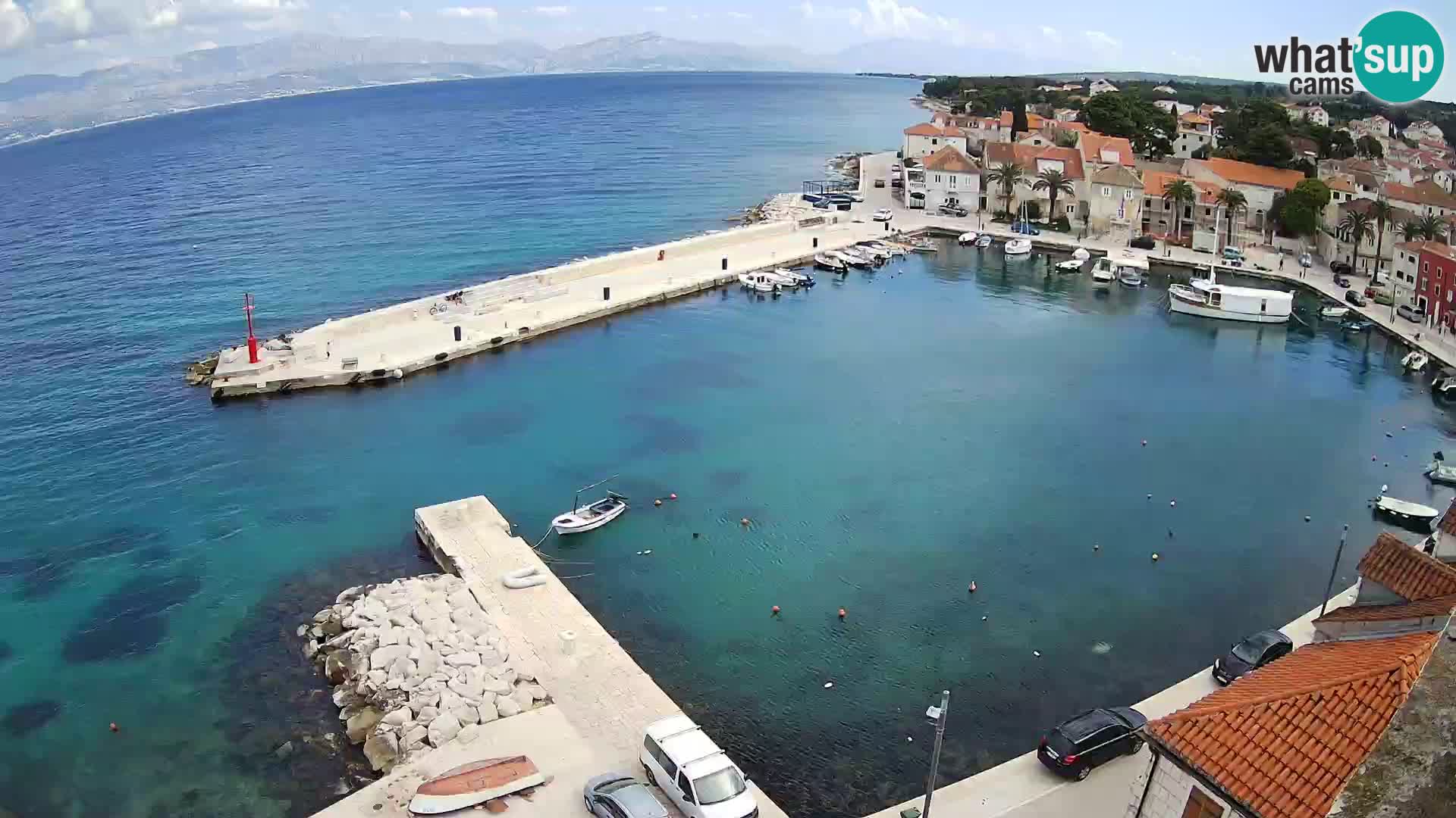 Webcam Sutivan Panorama – Vista en vivo desde la isla de Brač