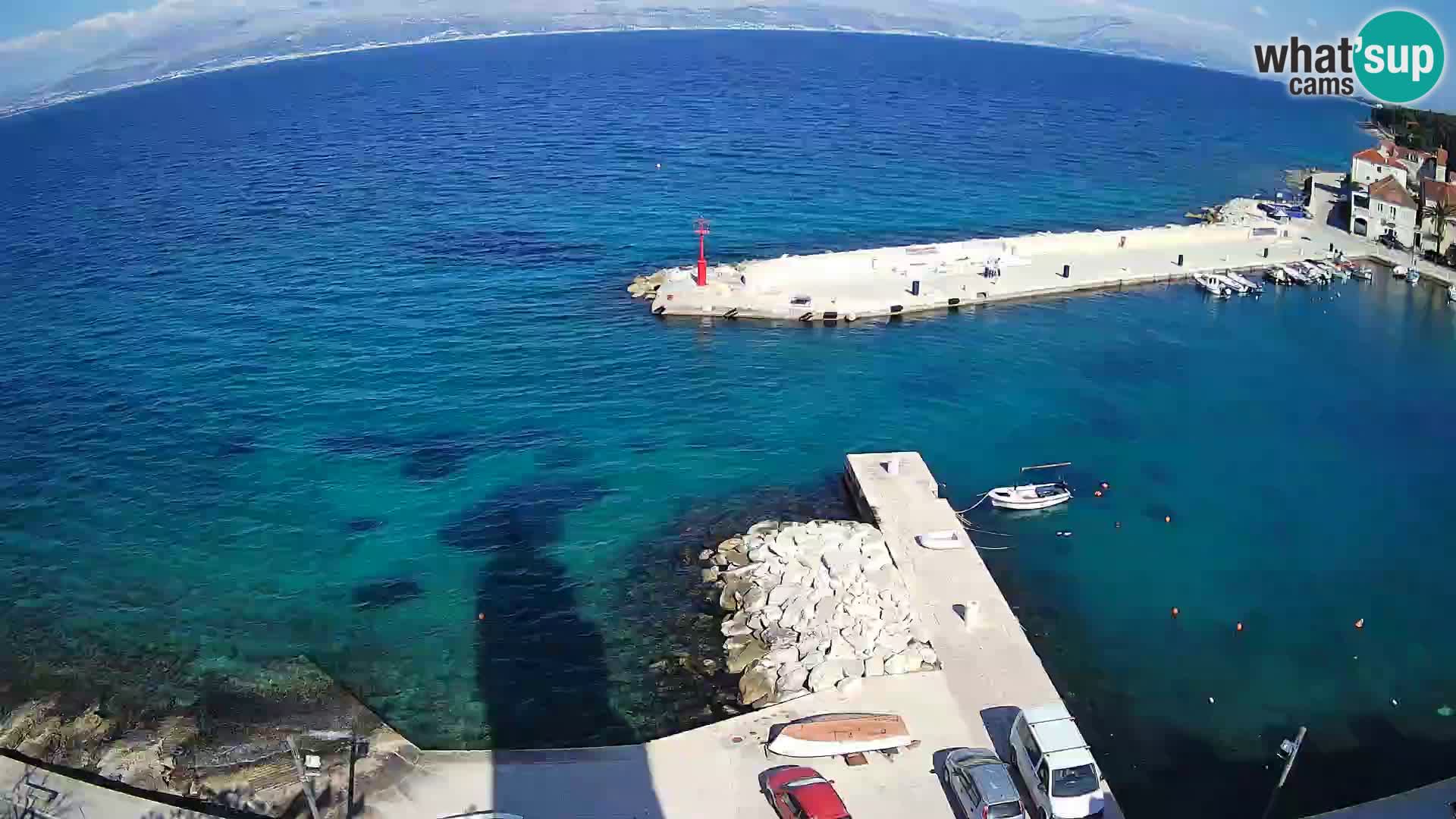Webcam Sutivan Panorama – Vista en vivo desde la isla de Brač