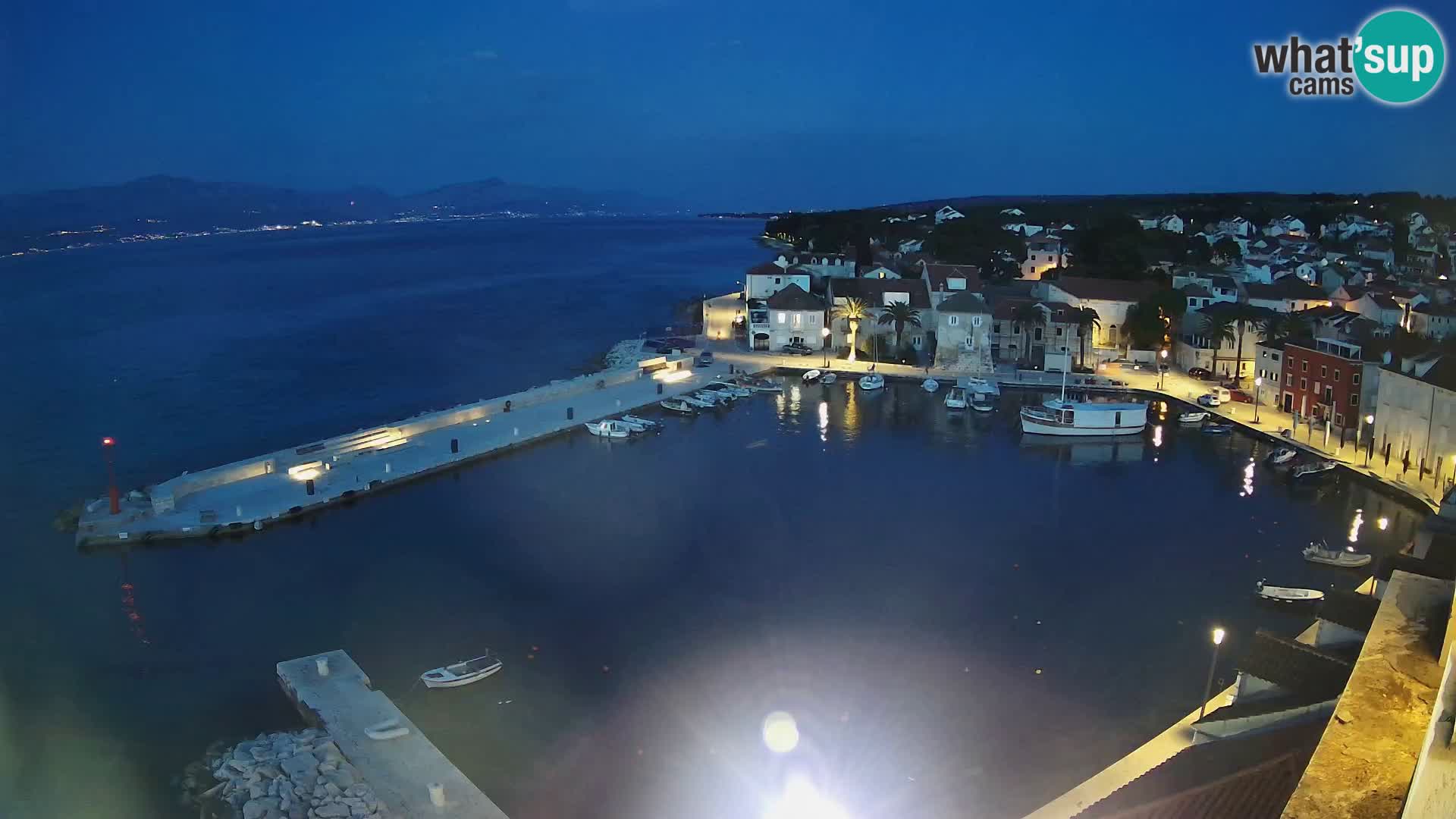 Webcam Sutivan panorama – Vista live dall’isola di Brač