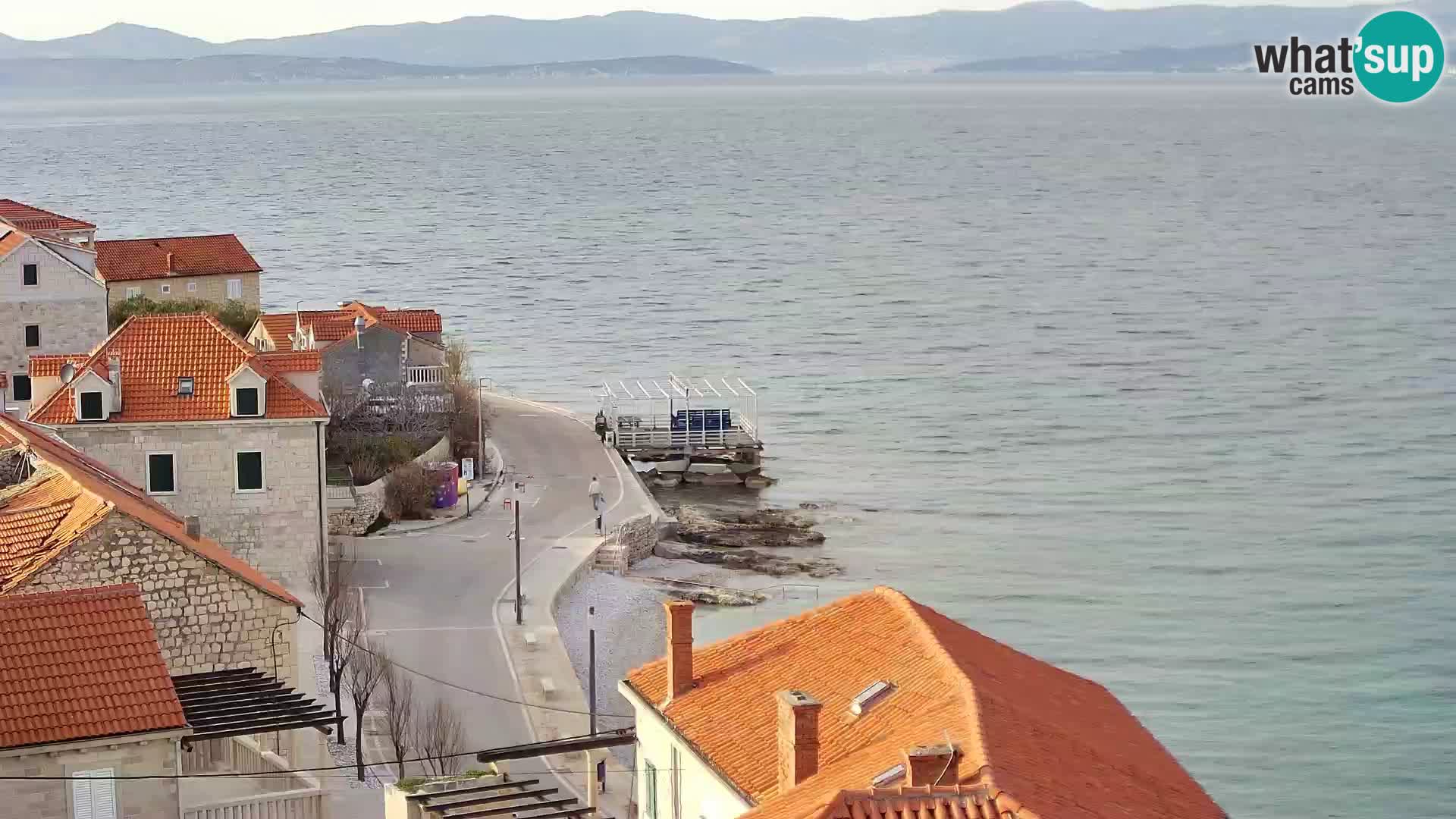 Web kamera Sutivan panorama – Pogled uživo s otoka Brača