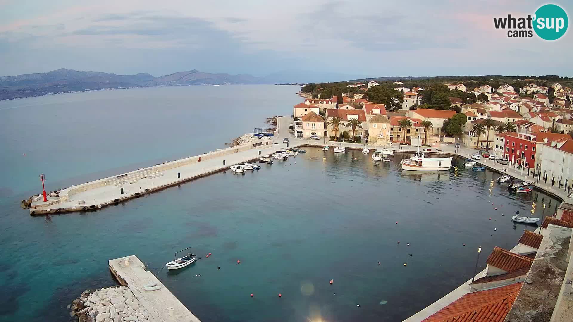 Webcam Sutivan Panorama – Vue en direct depuis l’île de Brač