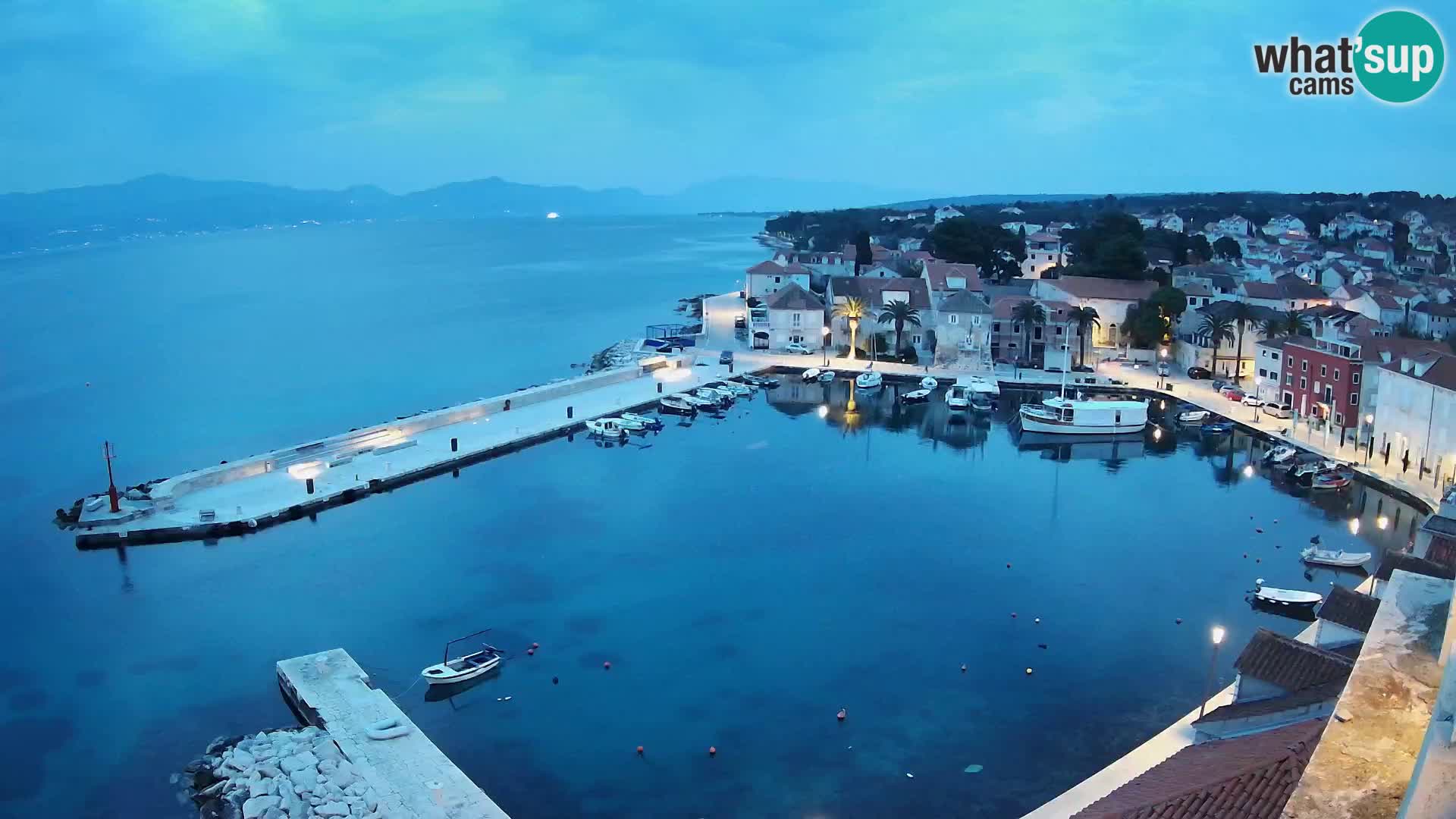 Webcam Sutivan panorama – Vista live dall’isola di Brač