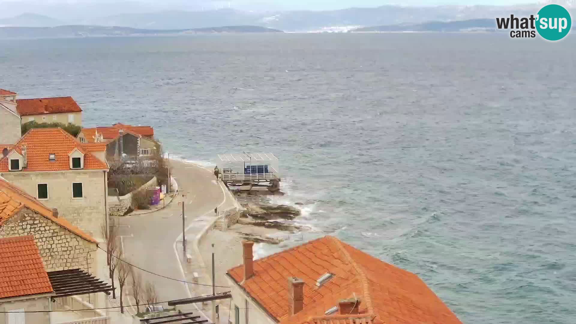Webcam Sutivan panorama – Vista live dall’isola di Brač