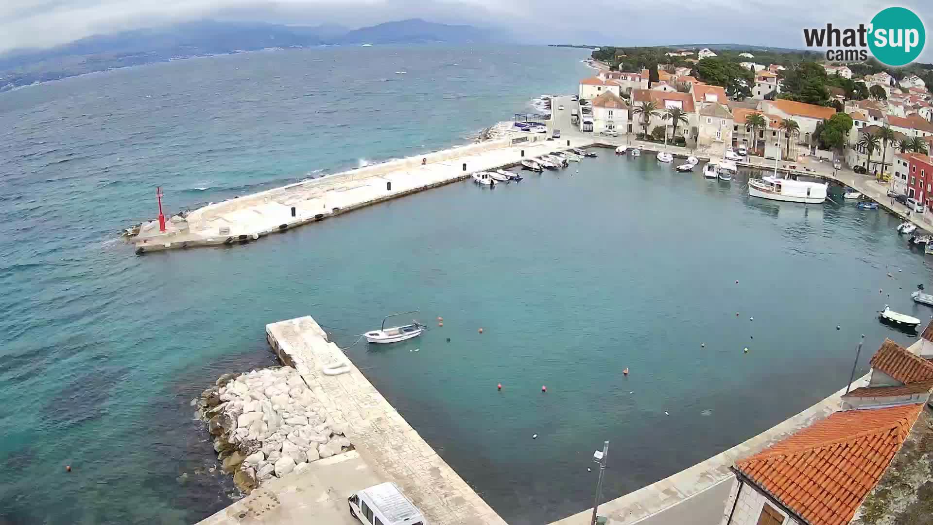 Webcam Sutivan Panorama – Vue en direct depuis l’île de Brač