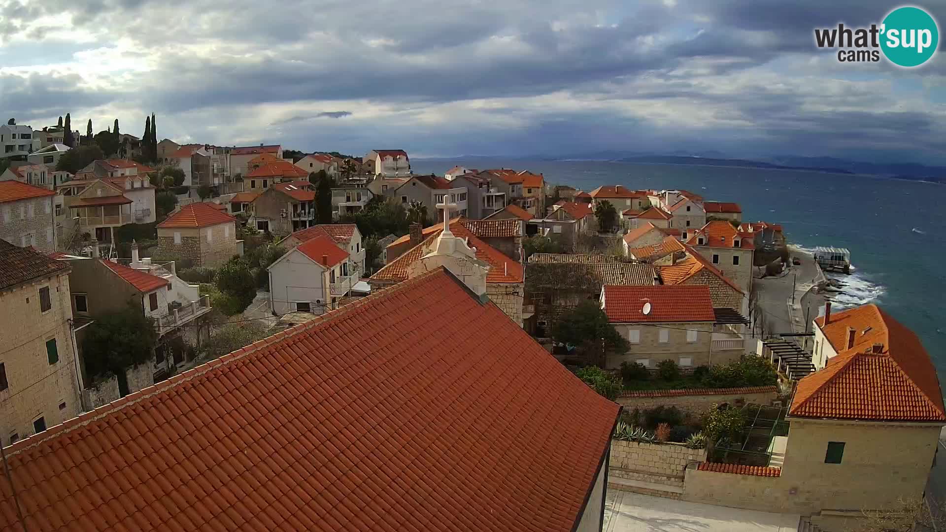Webcam Sutivan Panorama – Vista en vivo desde la isla de Brač