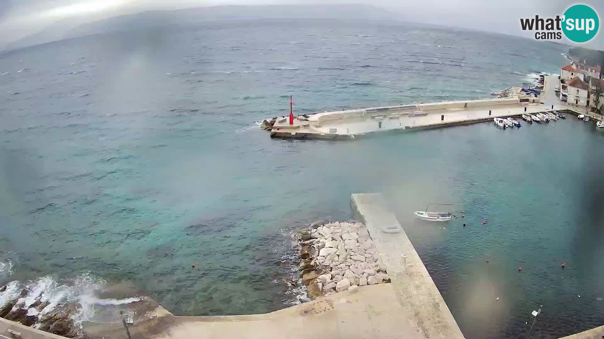 Webcam Sutivan panorama – Vista live dall’isola di Brač