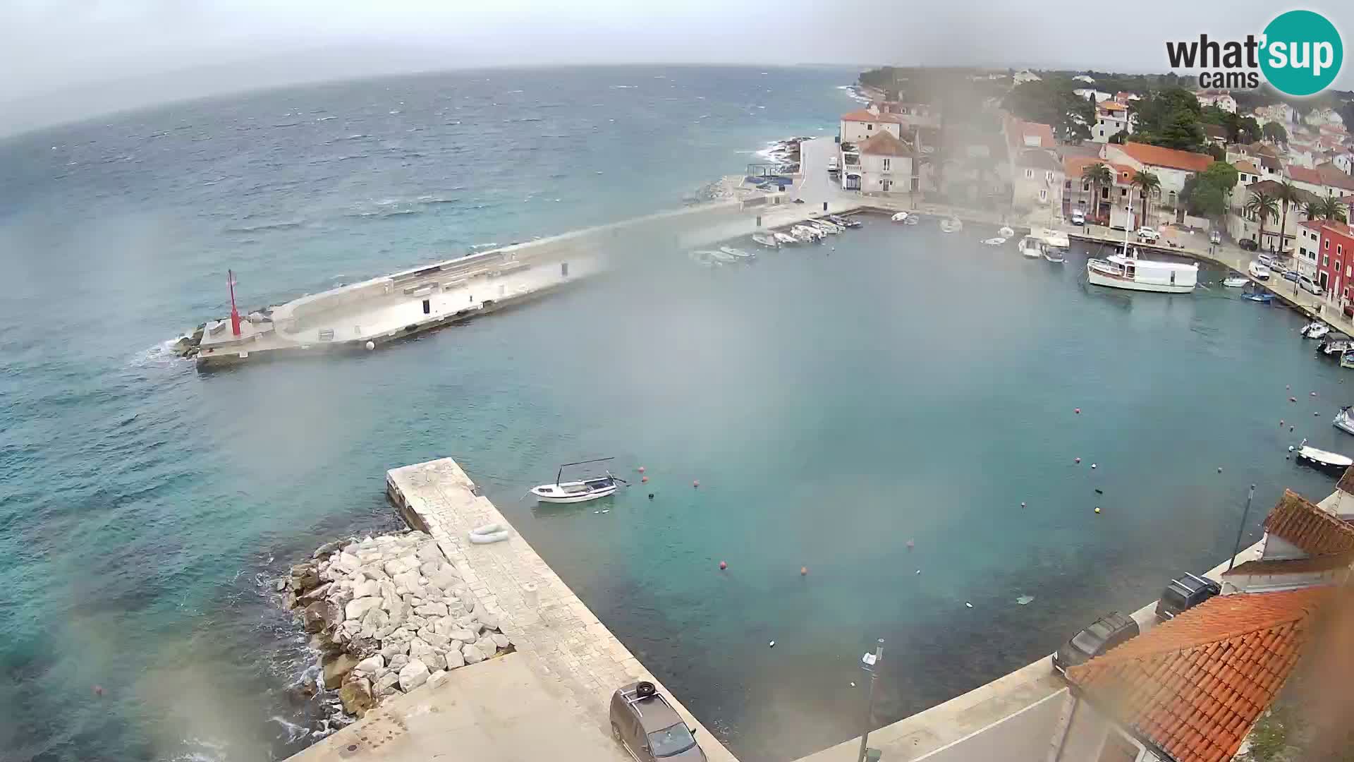 Webcam Sutivan panorama – Vista live dall’isola di Brač