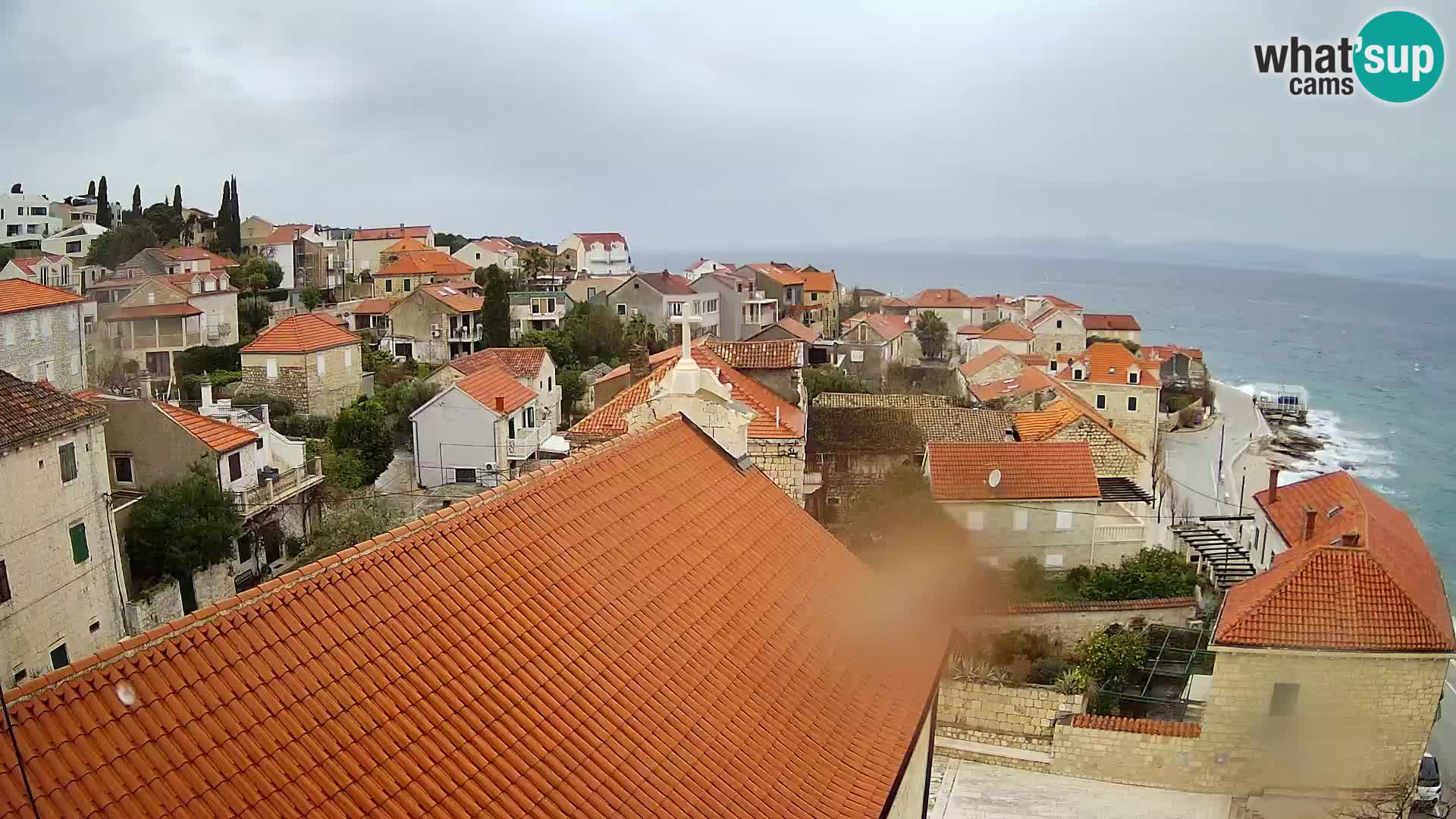 Webcam Sutivan Panorama – Vista en vivo desde la isla de Brač