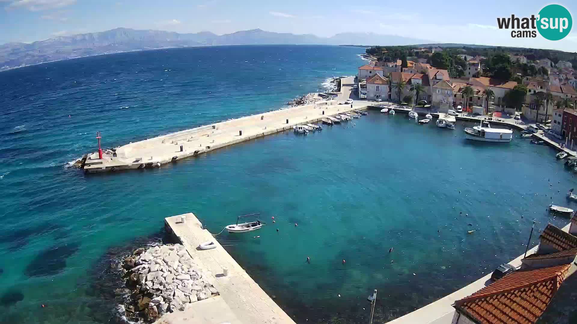 Webcam Sutivan Panorama – Vue en direct depuis l’île de Brač