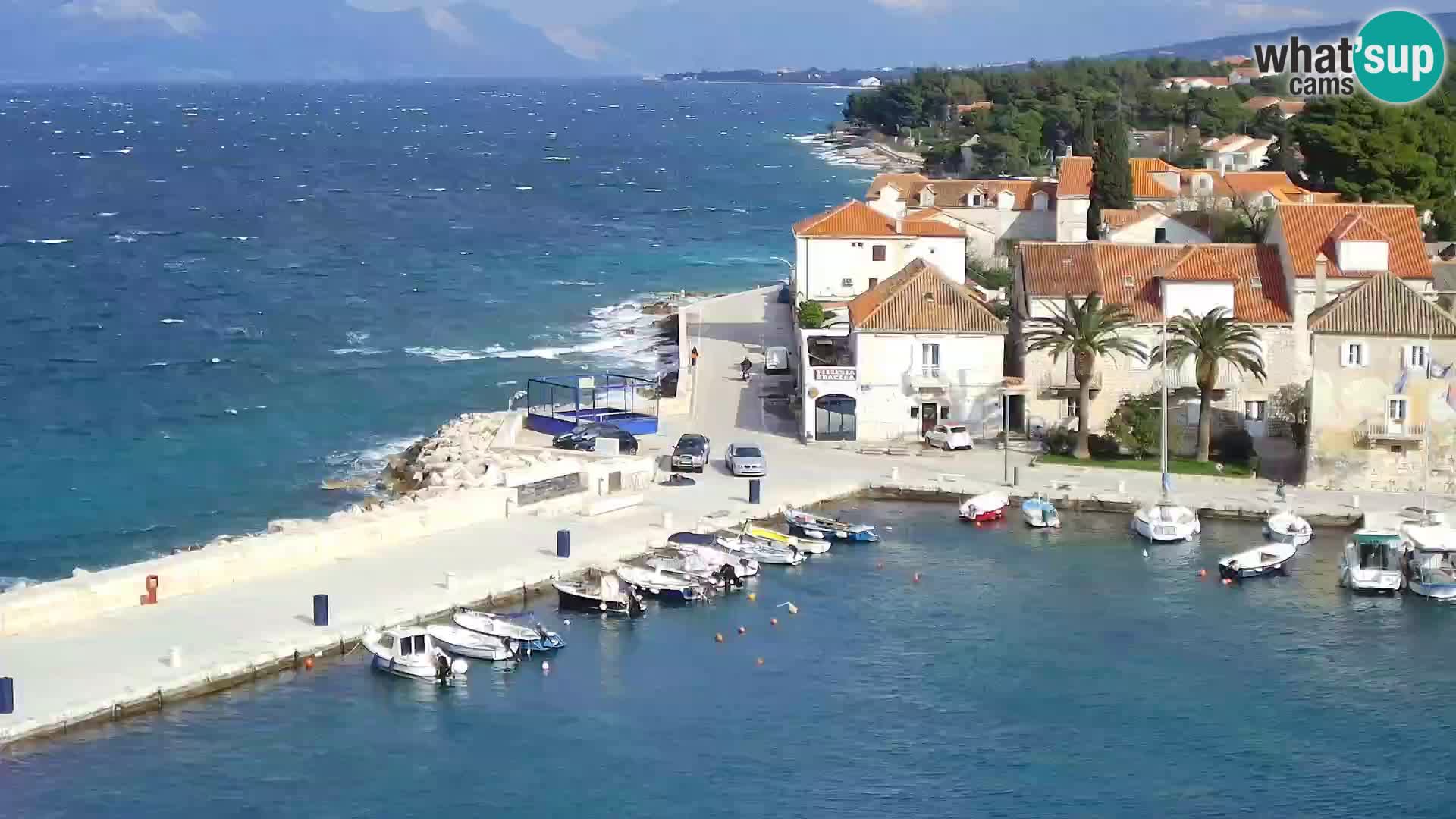 Webcam Sutivan panorama – Vista live dall’isola di Brač