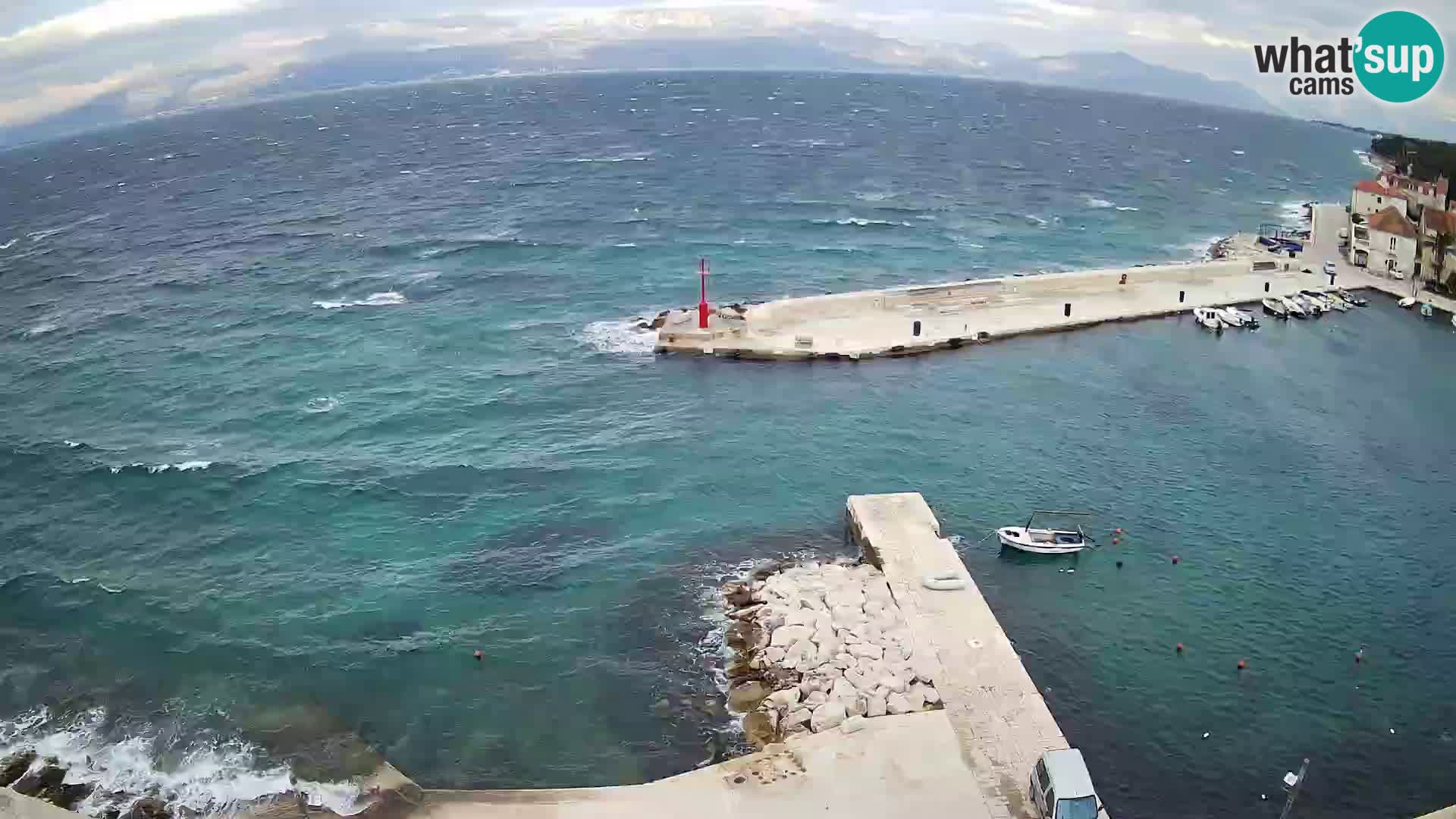Webcam Sutivan Panorama – Vista en vivo desde la isla de Brač