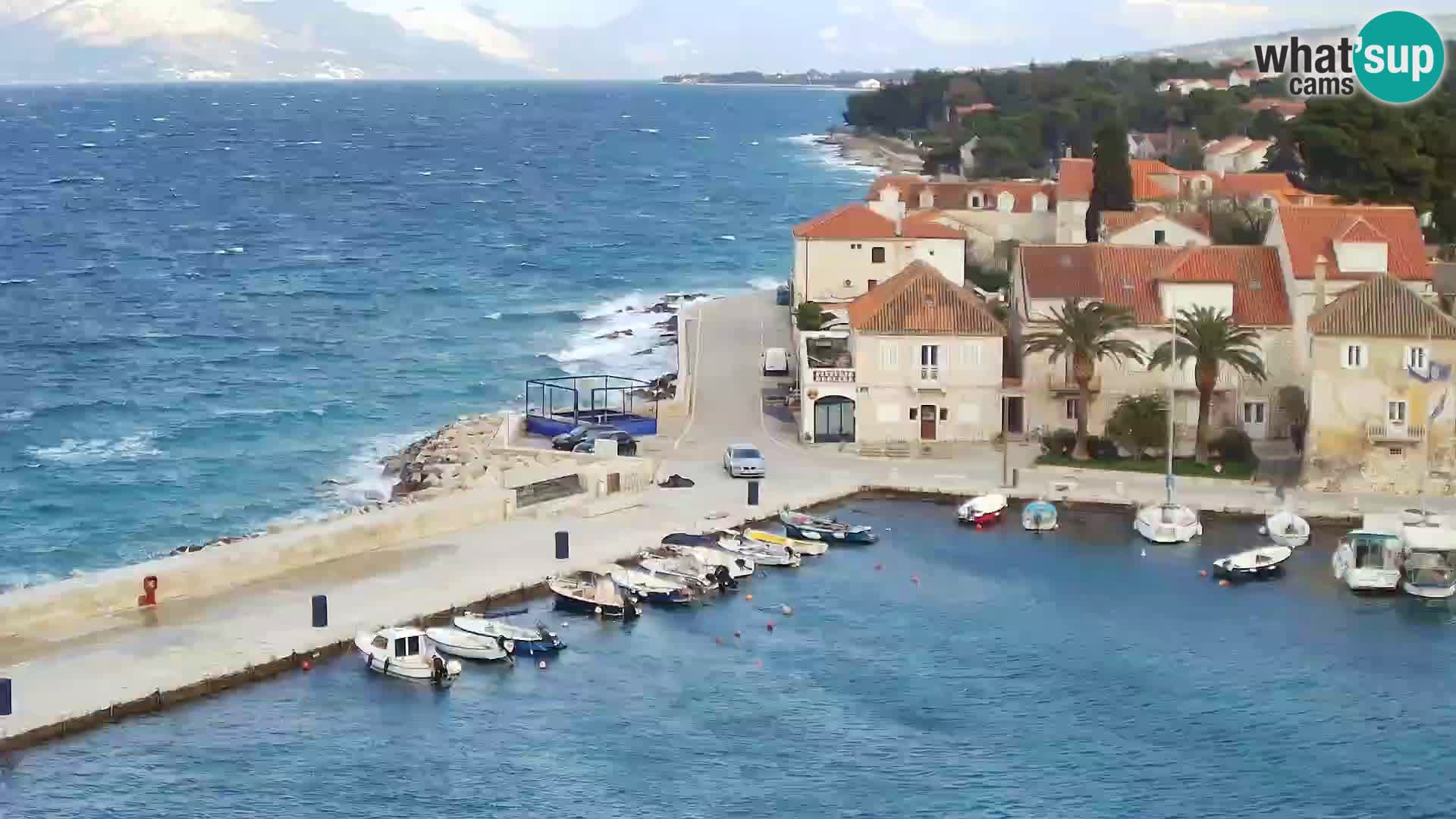 Webcam Sutivan panorama – Vista live dall’isola di Brač