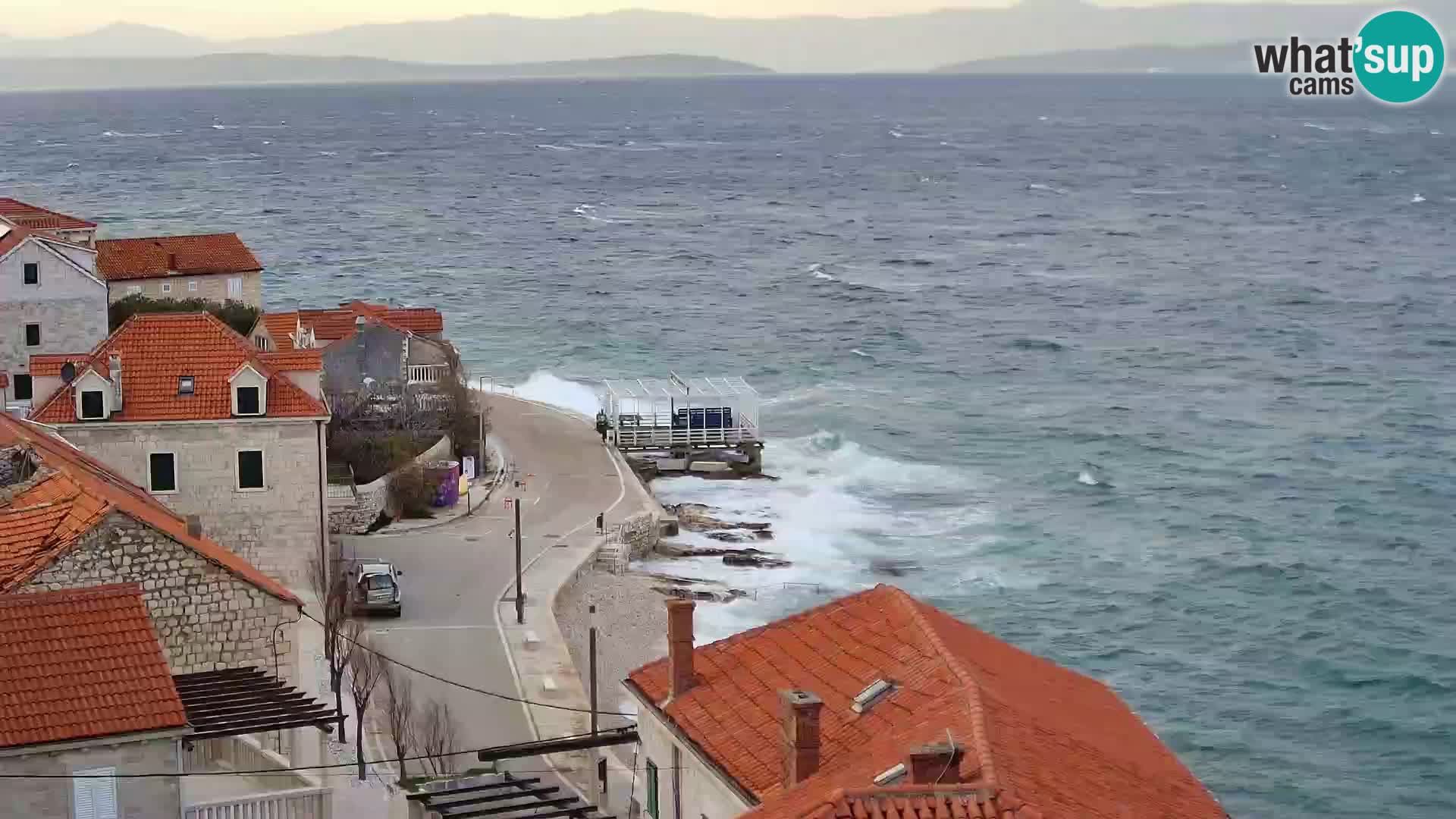 Webcam Sutivan Panorama – Vista en vivo desde la isla de Brač