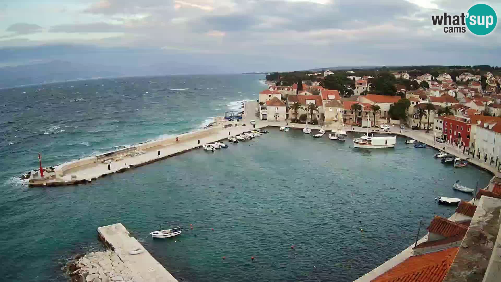 Webcam Sutivan panorama – Vista live dall’isola di Brač