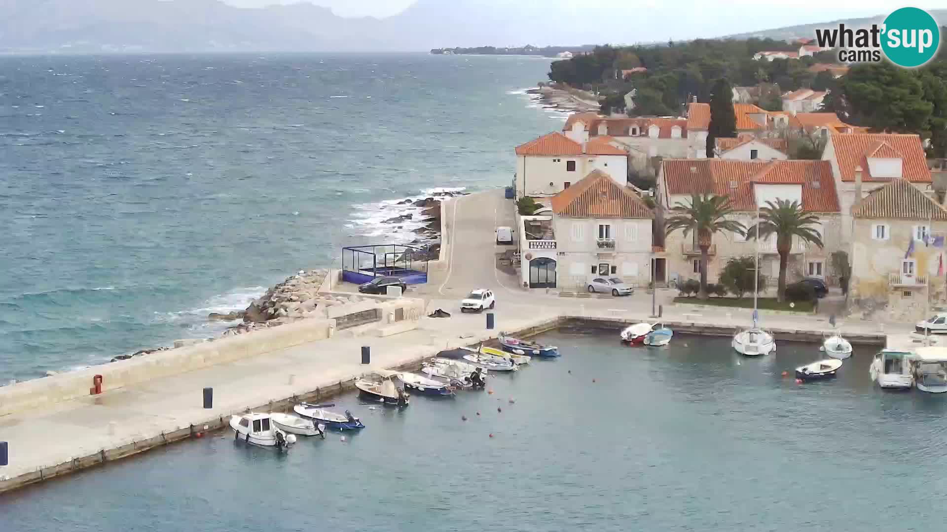 Webcam Sutivan panorama – Vista live dall’isola di Brač