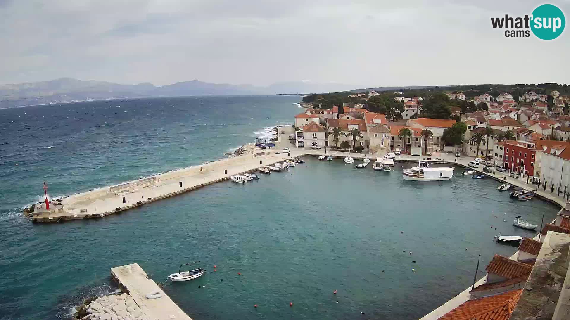 Webcam Sutivan Panorama – Liveblick von der Insel Brač