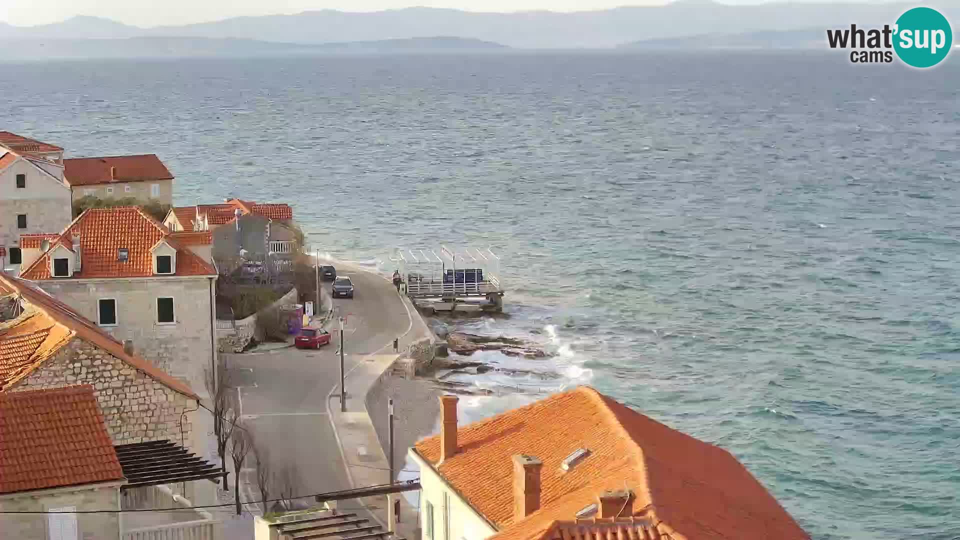 Web kamera Sutivan panorama – Pogled uživo s otoka Brača