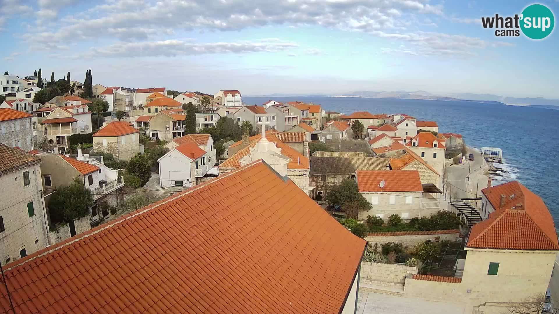 Webcam Sutivan panorama – Vista live dall’isola di Brač