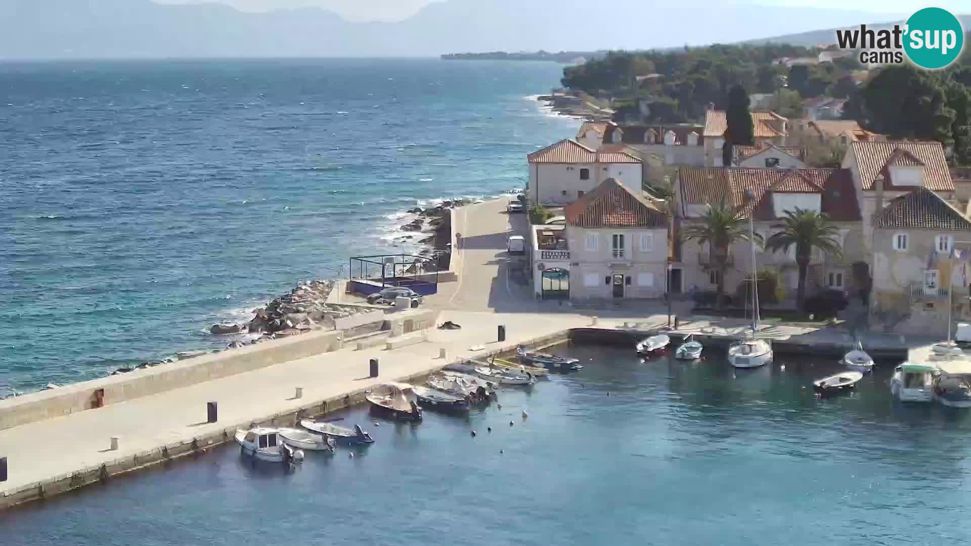 Webcam Sutivan panorama – Vista live dall’isola di Brač