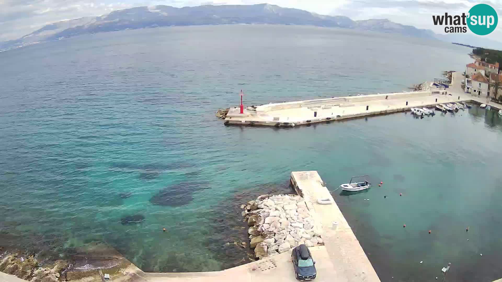 Webcam Sutivan Panorama – Vista en vivo desde la isla de Brač