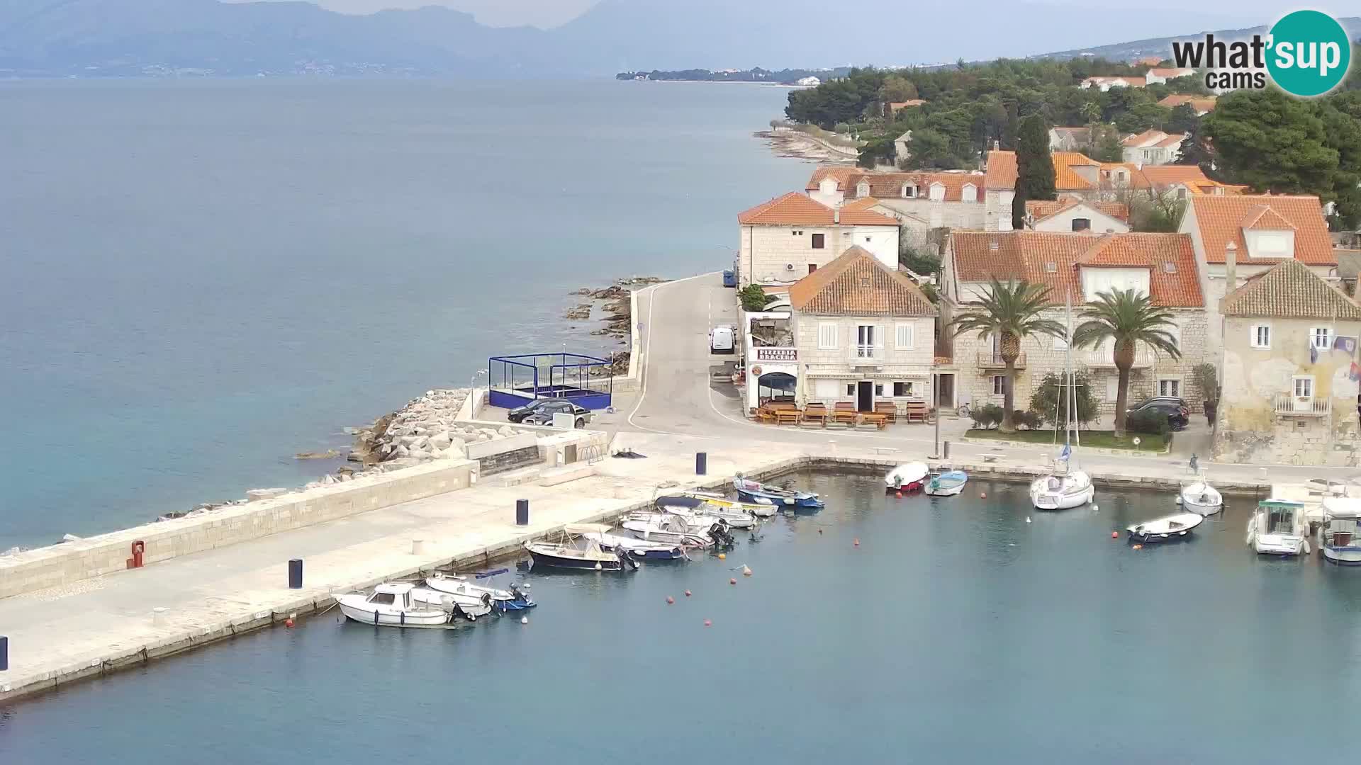 Webcam Sutivan panorama – Vista live dall’isola di Brač