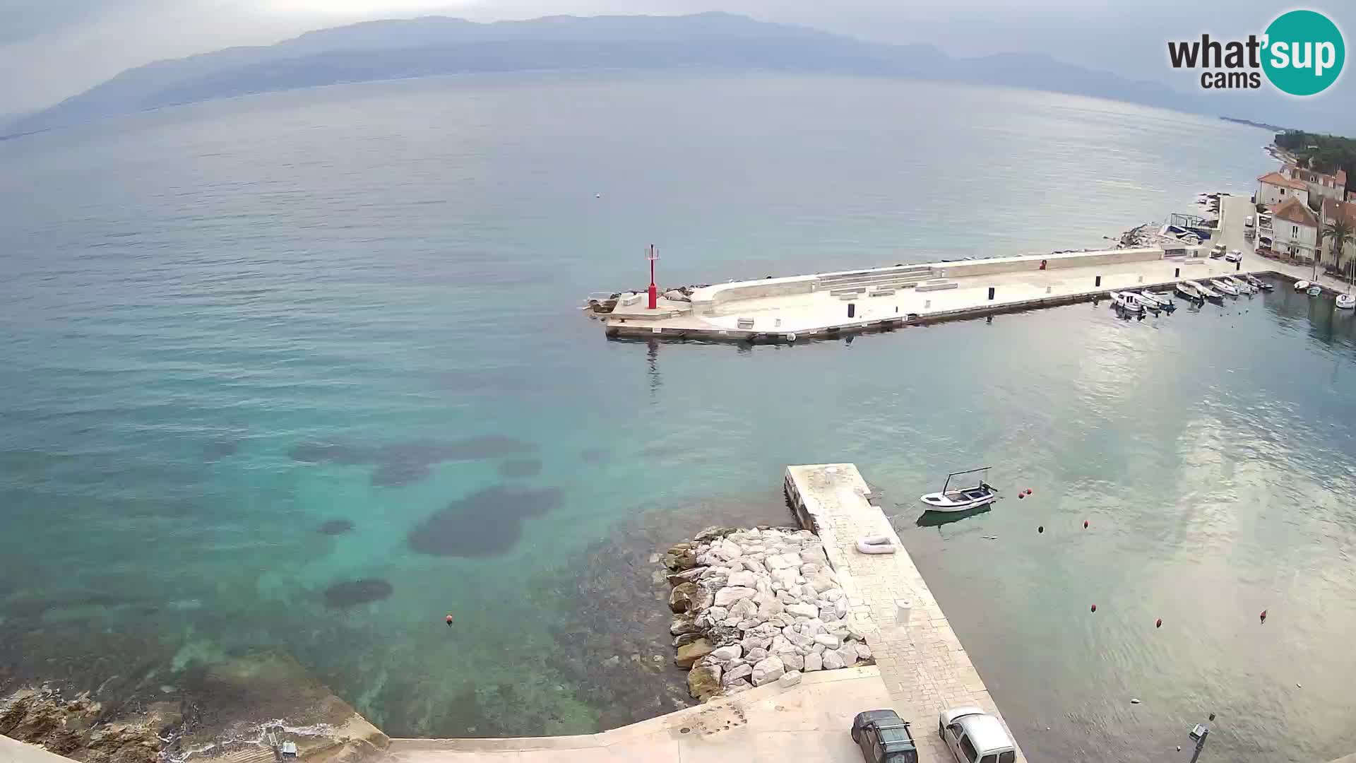 Web kamera Sutivan panorama – Pogled uživo s otoka Brača