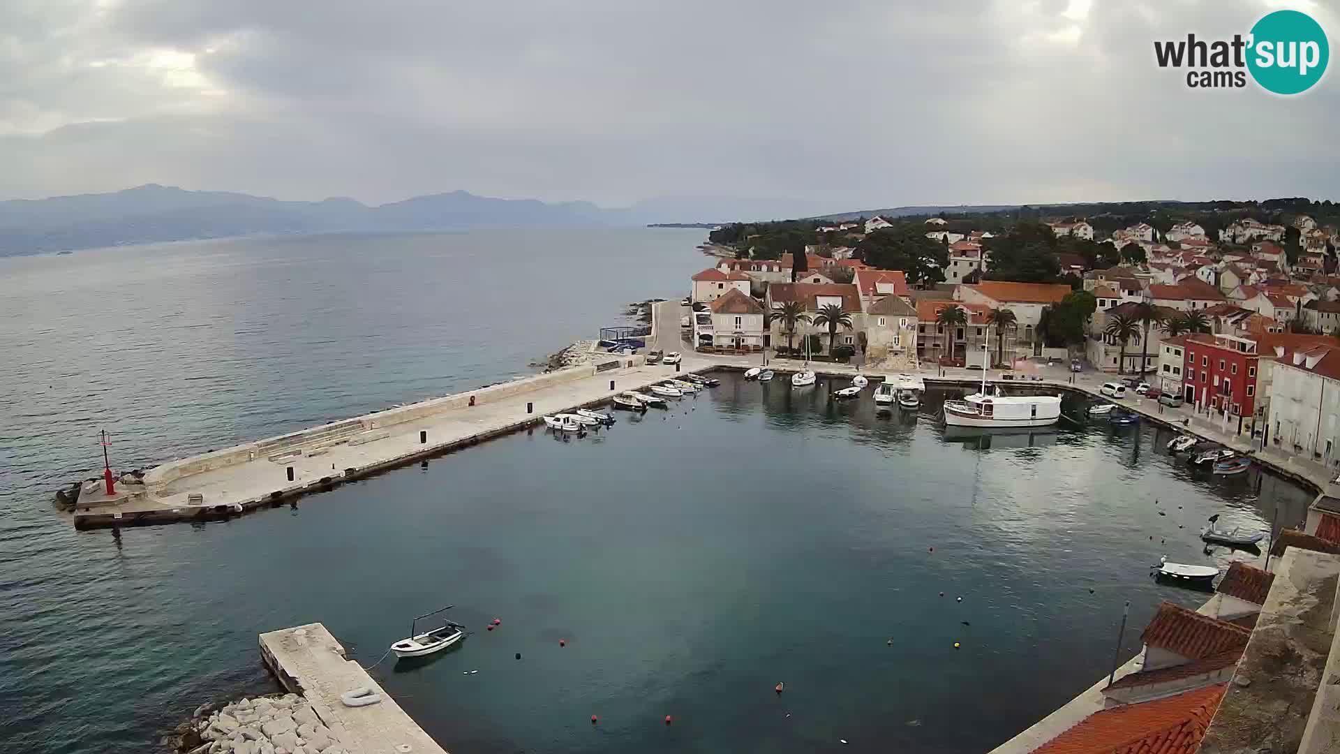 Webcam Sutivan Panorama – Vue en direct depuis l’île de Brač