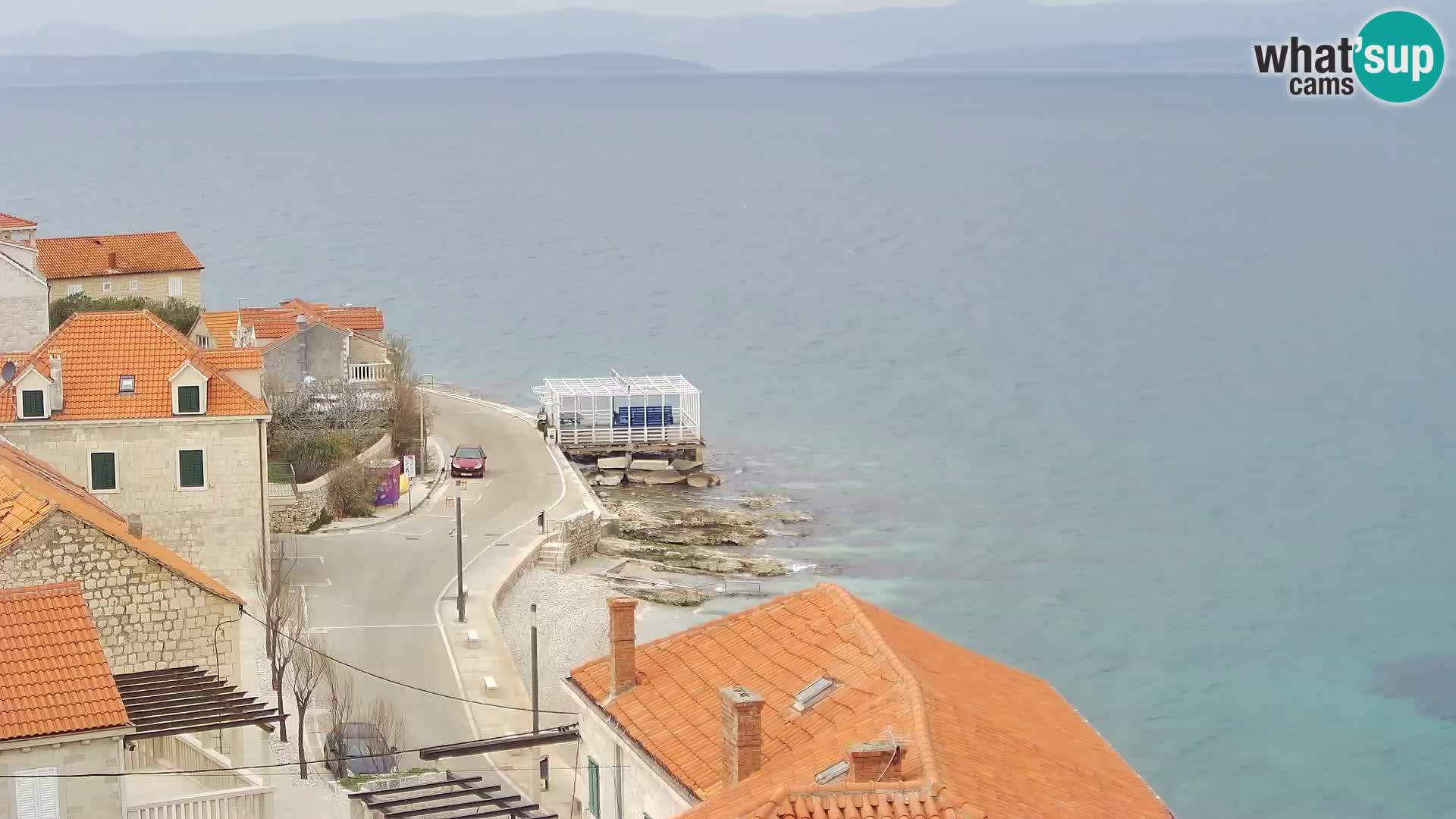 Web kamera Sutivan panorama – Pogled uživo s otoka Brača