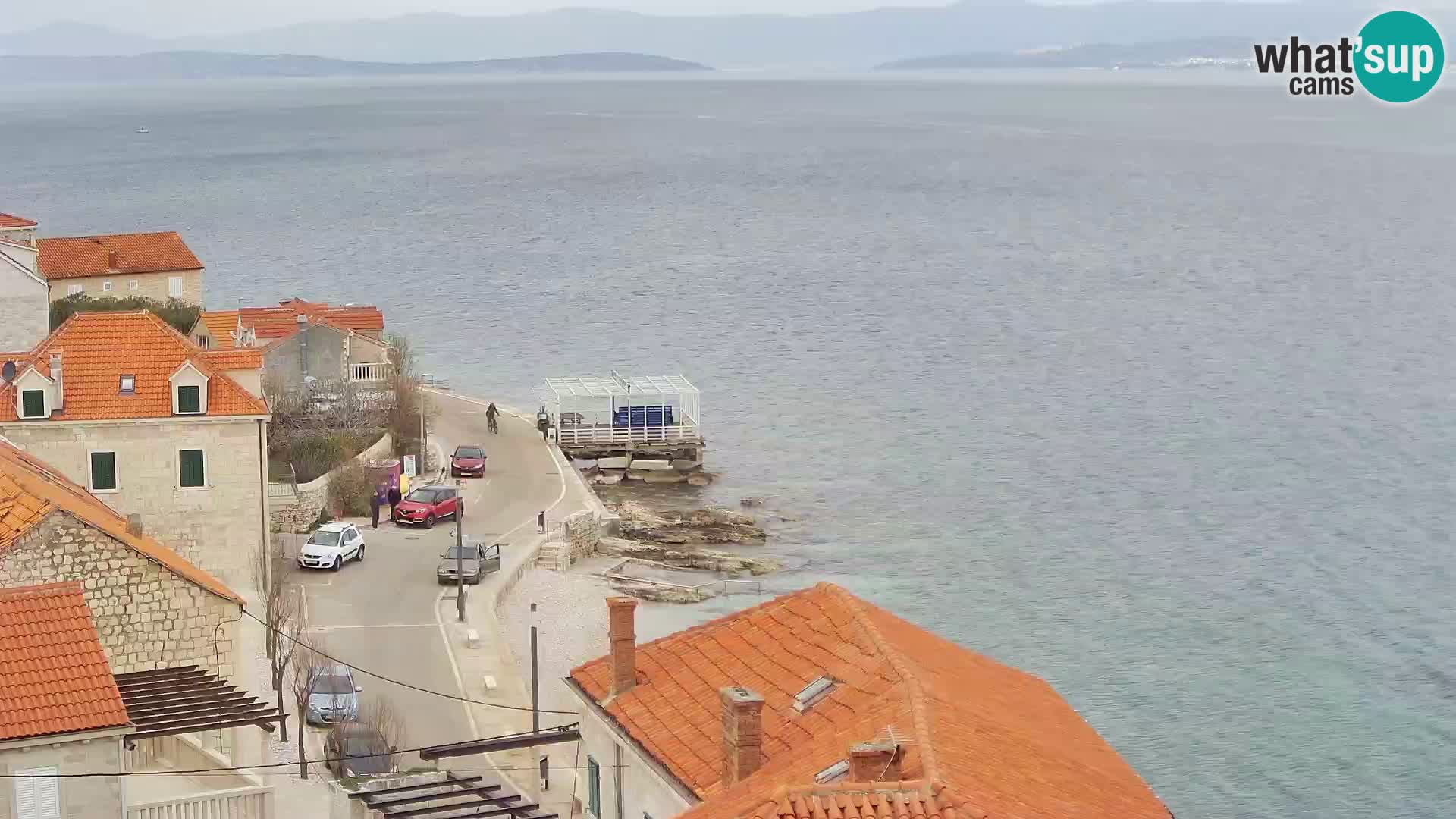 Spletna kamera Sutivan panorama – pogled v živo z otoka Brač