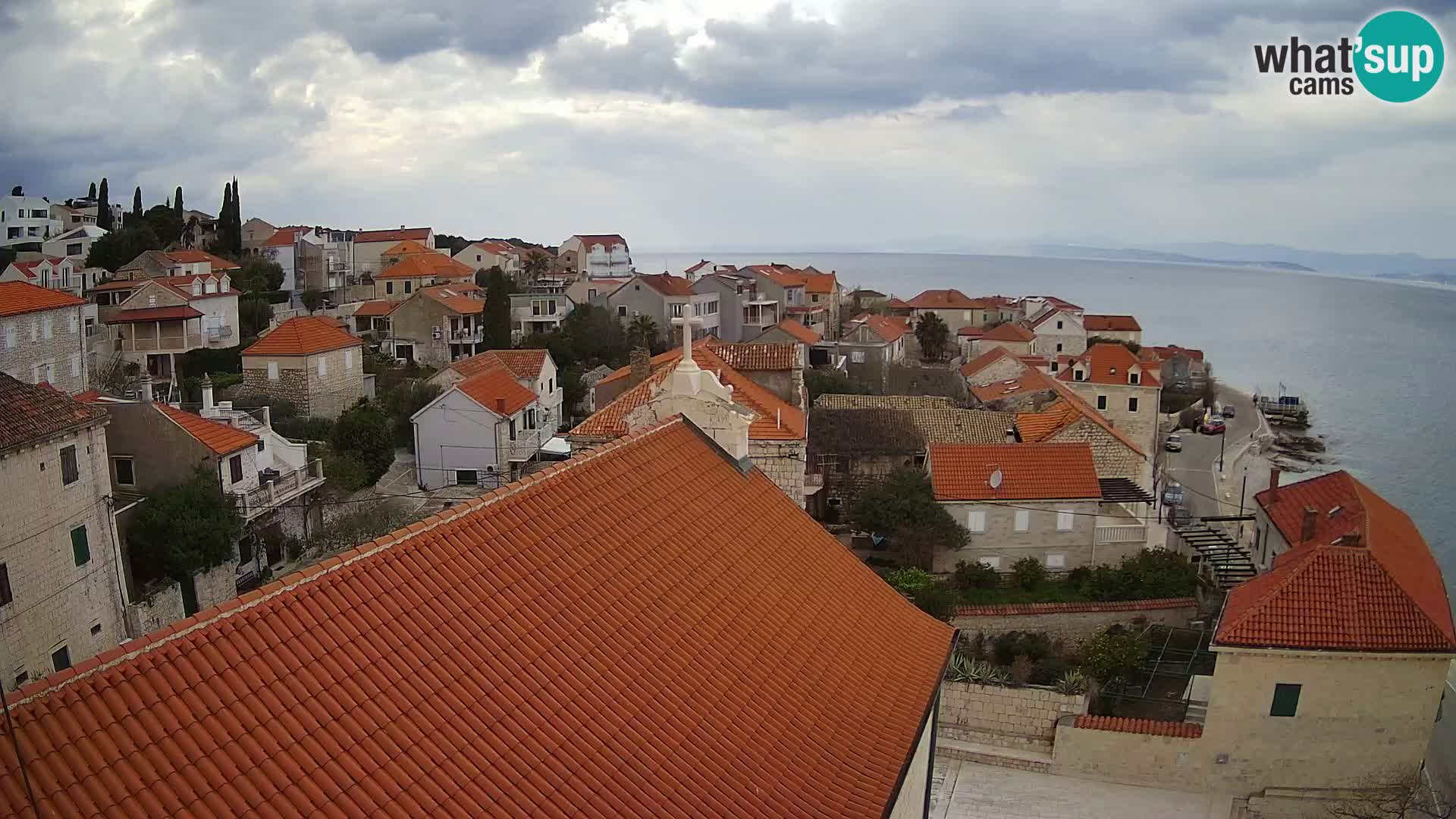 Webcam Sutivan Panorama – Vista en vivo desde la isla de Brač