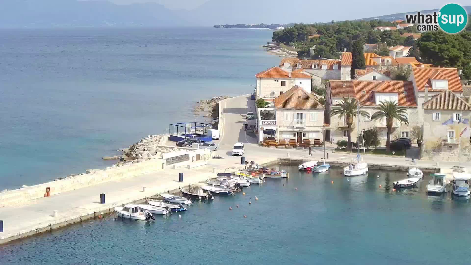 Webcam Sutivan panorama – Vista live dall’isola di Brač
