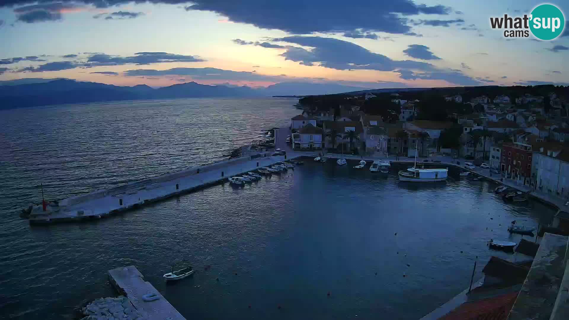 Webcam Sutivan Panorama – Vista en vivo desde la isla de Brač