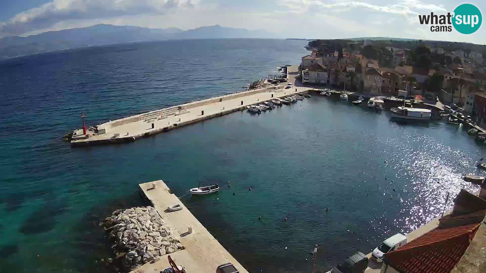 Webcam Sutivan panorama – Vista live dall’isola di Brač