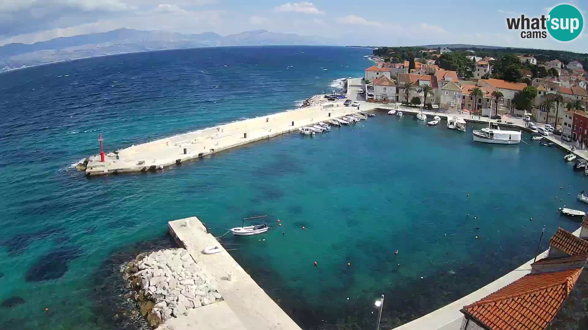 Webcam Sutivan Panorama – Vue en direct depuis l’île de Brač