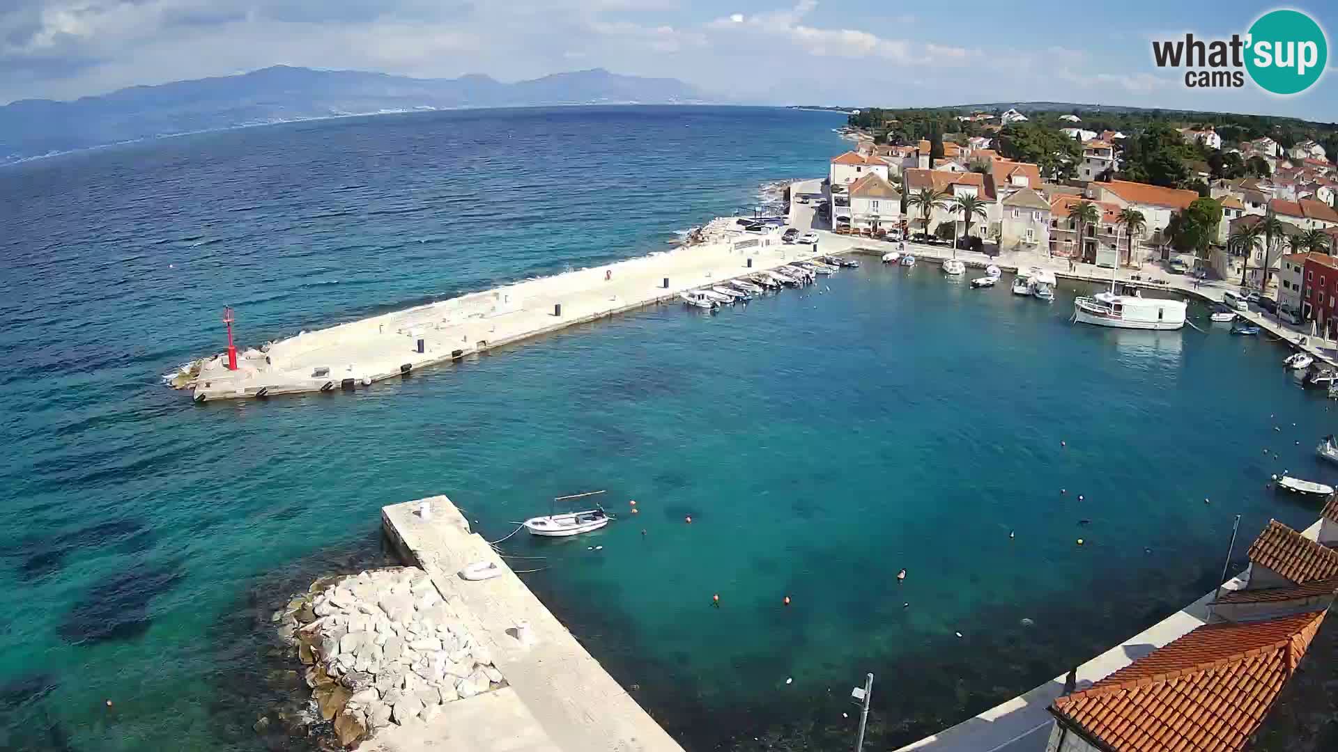 Webcam Sutivan Panorama – Liveblick von der Insel Brač